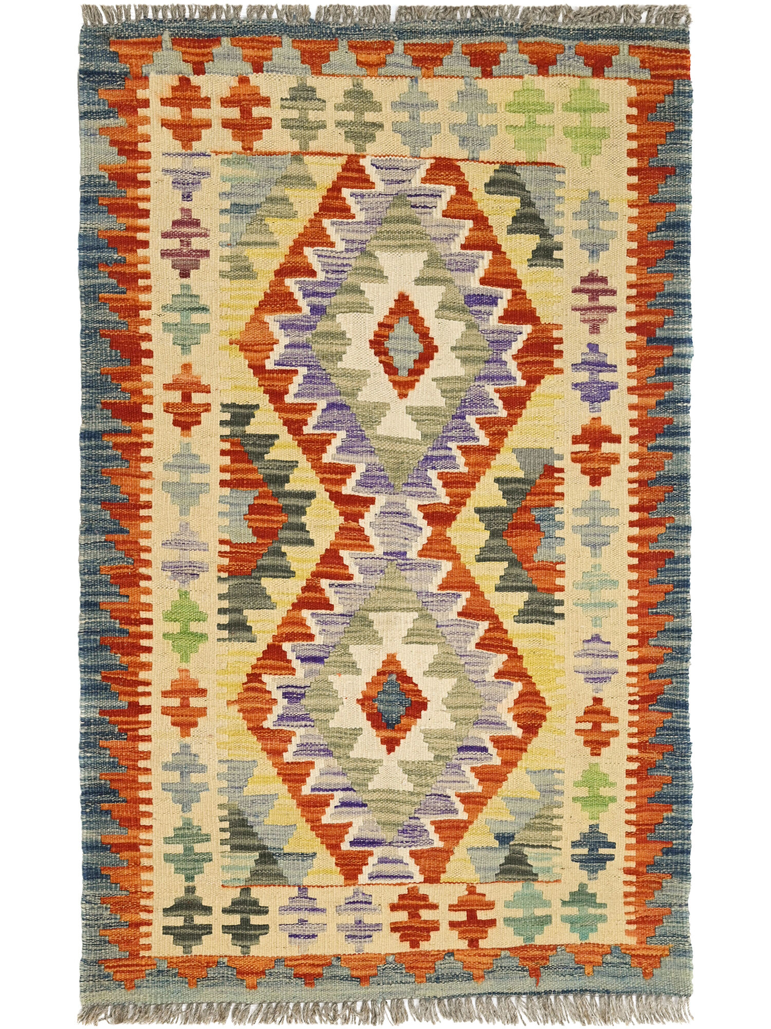 Kelim Afghan Old style Matta 76x126