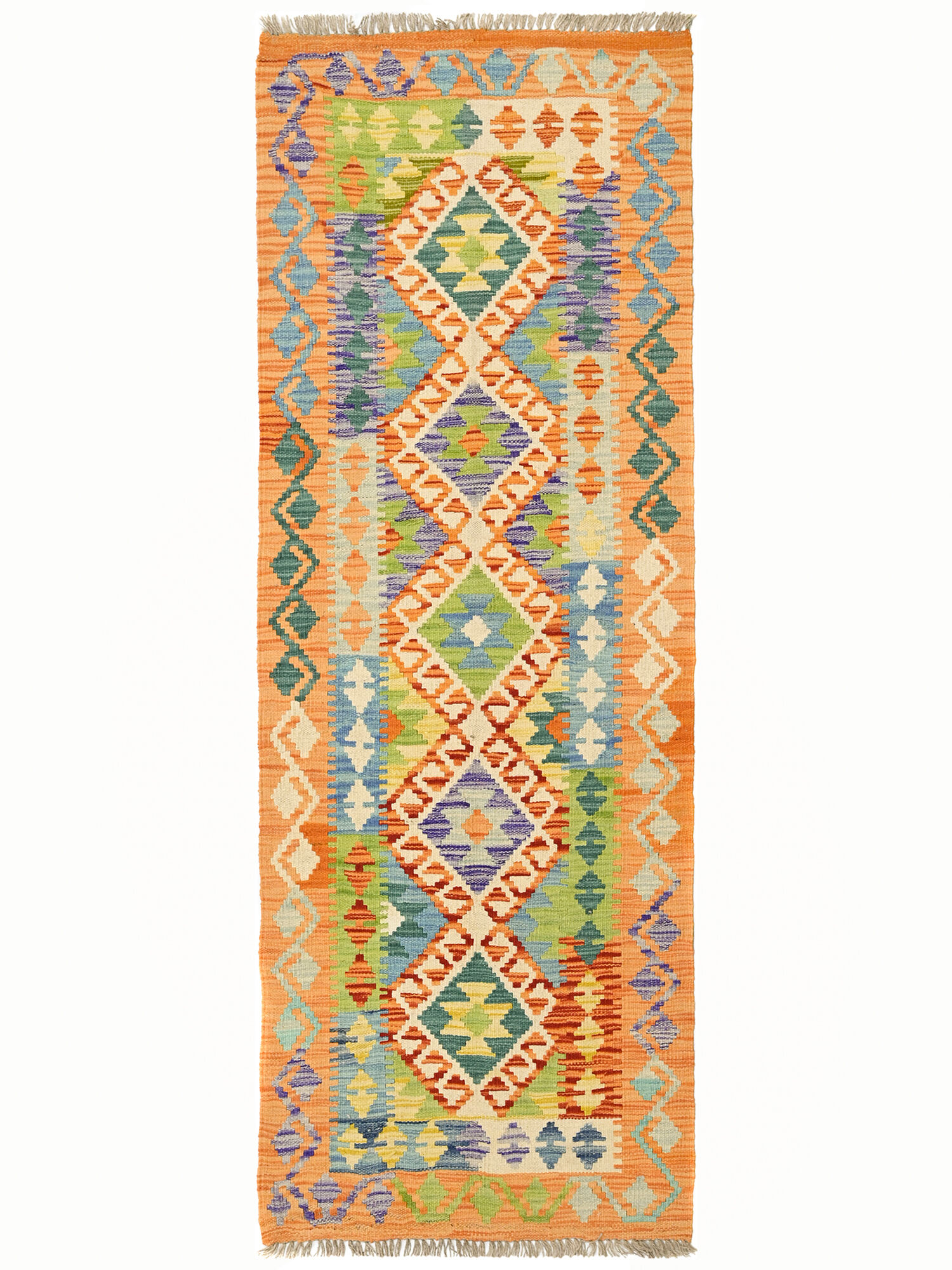 Kelim Afghan Old style Matta 70x197