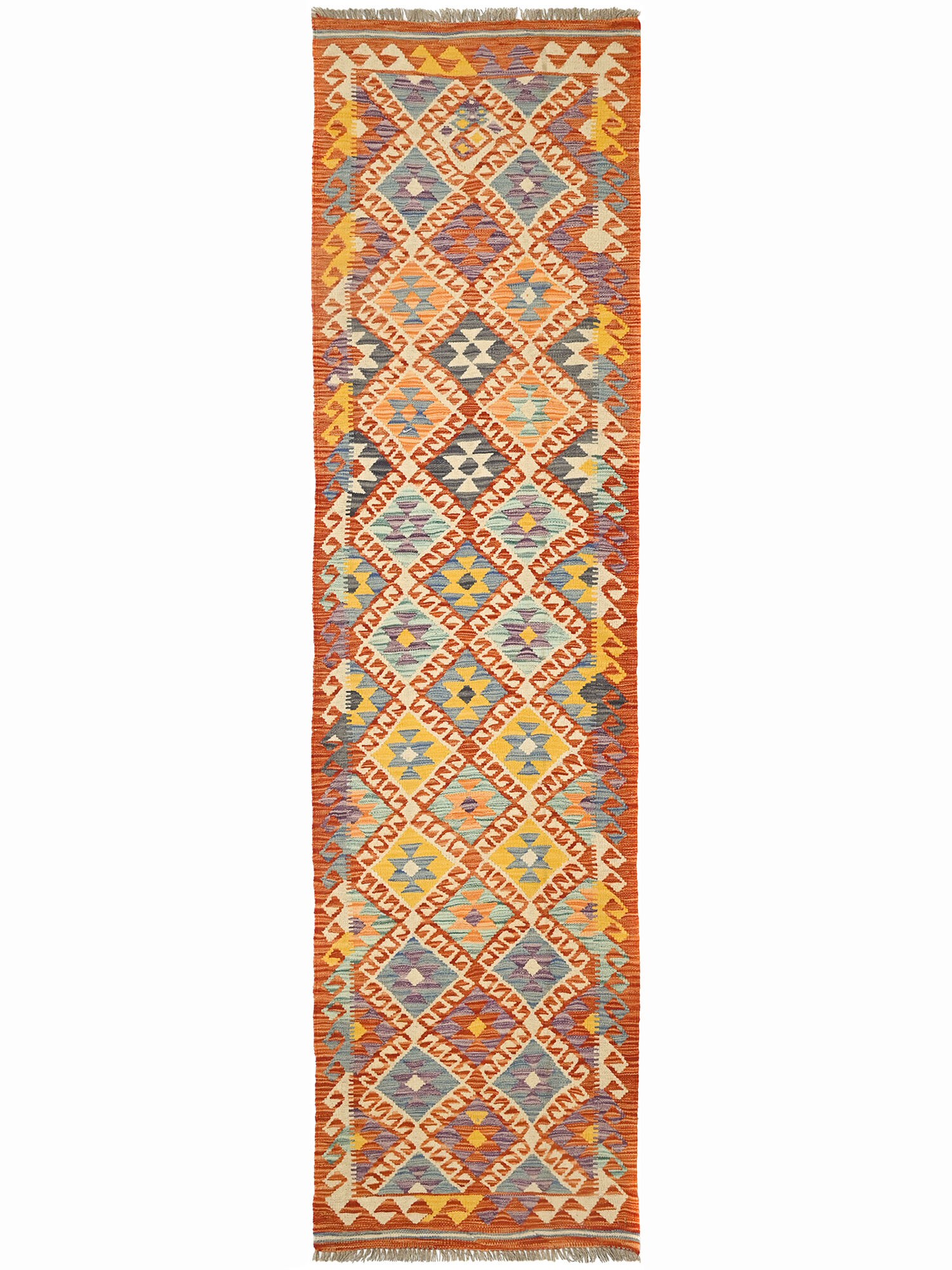 Kelim Afghan Old style Matta 79x301