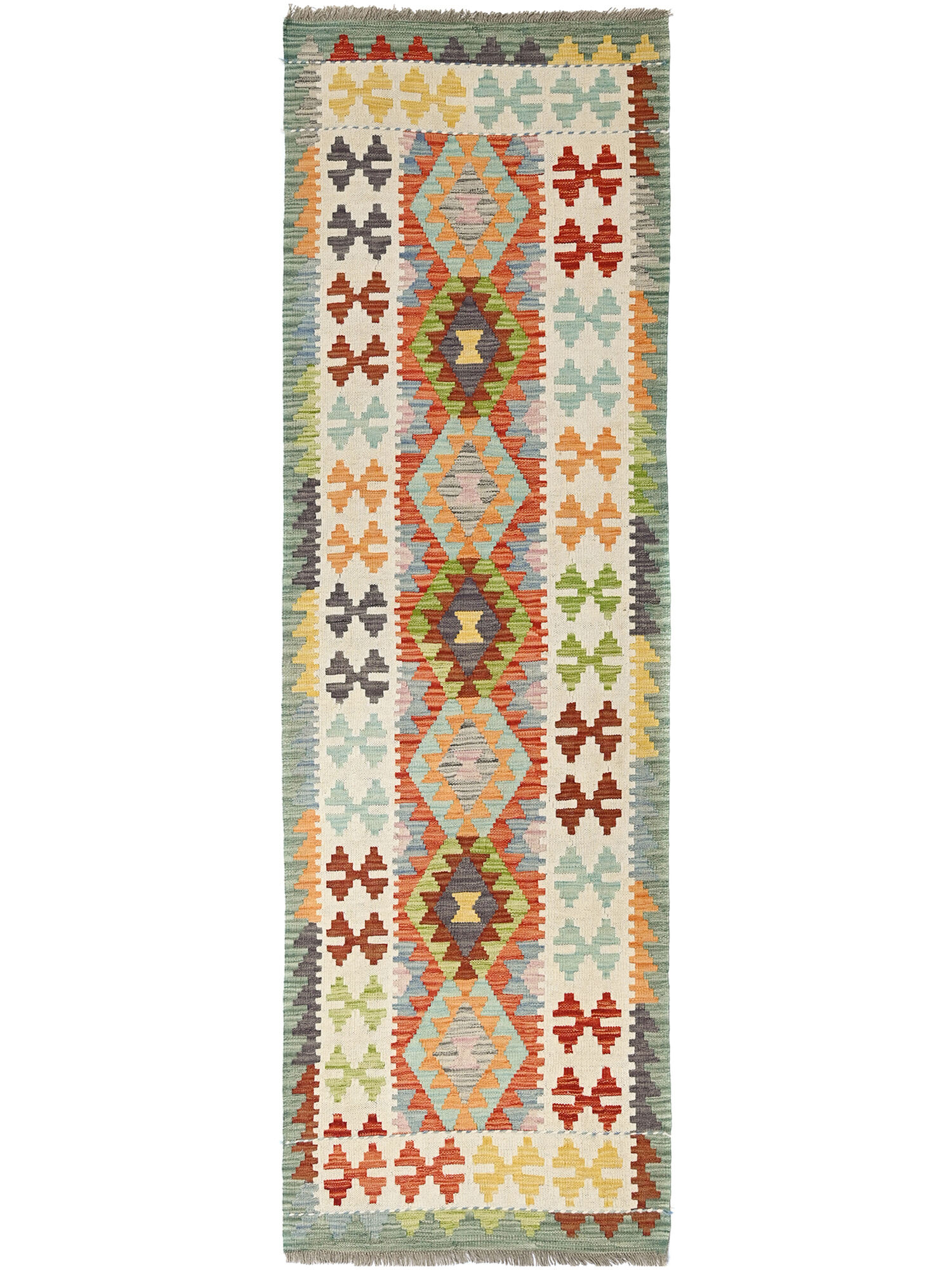 Kelim Afghan Old style Matta 79x251