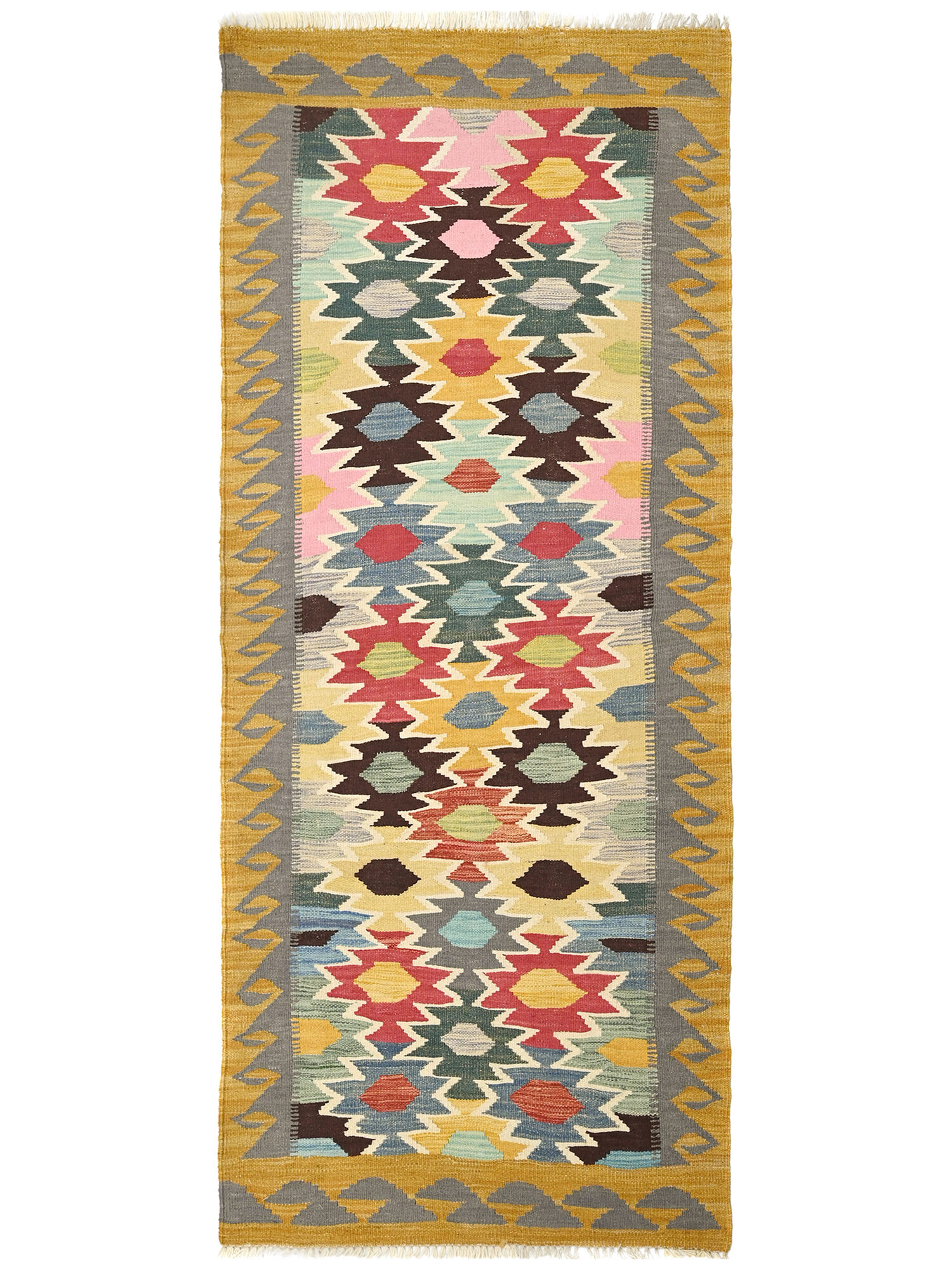 Kelim Afghan Old style Matta 80x193
