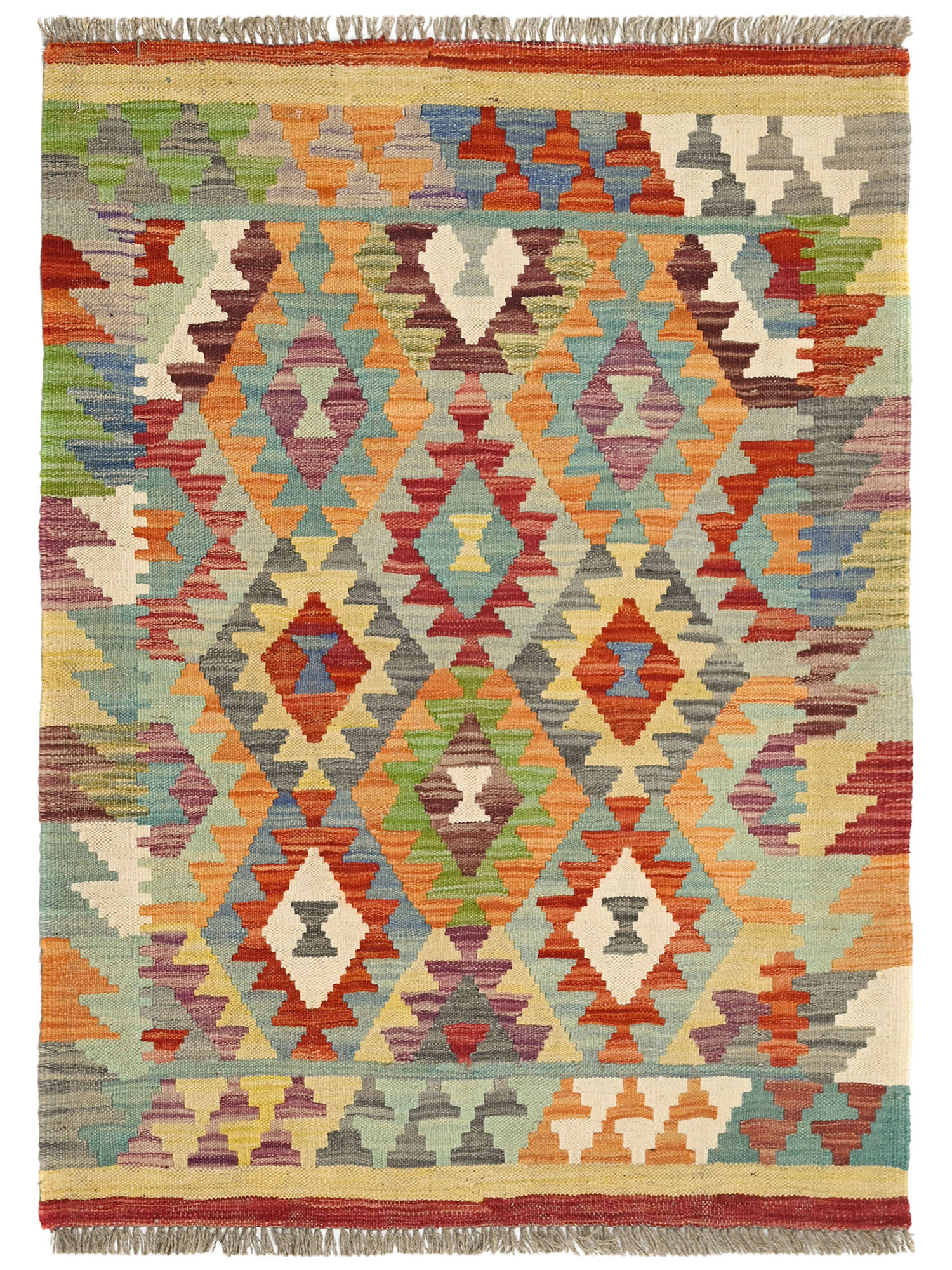 Kelim Afghan Old style Matta 86x122