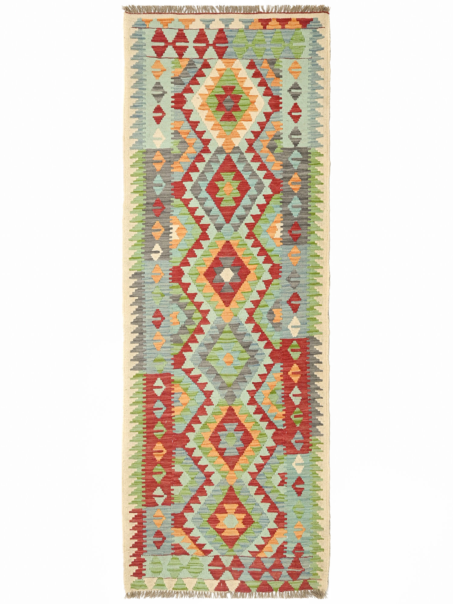 Kelim Afghan Old style Matta 86x244