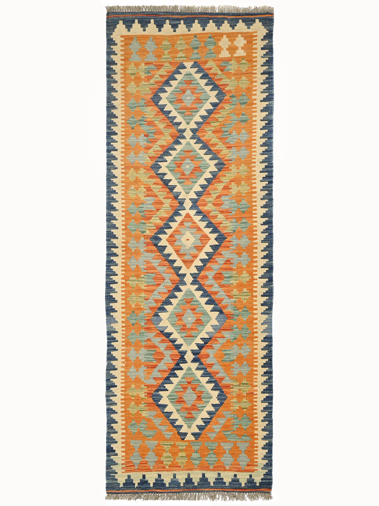 Kelim Afghan Old style Matta 75x220