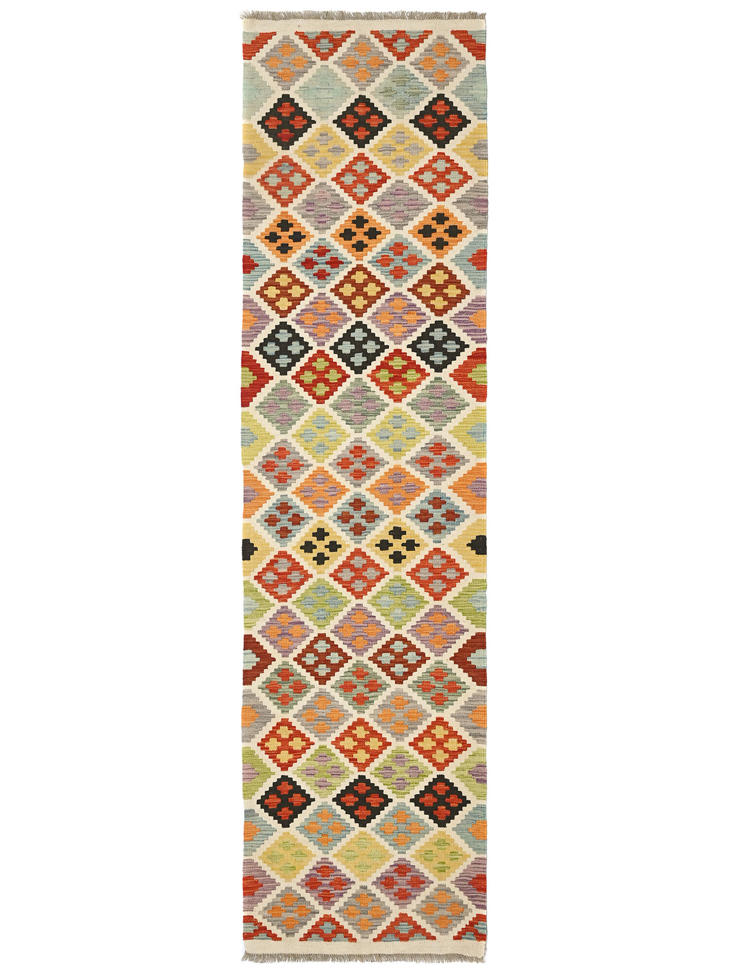 Kelim Afghan Old style Matta 79x302