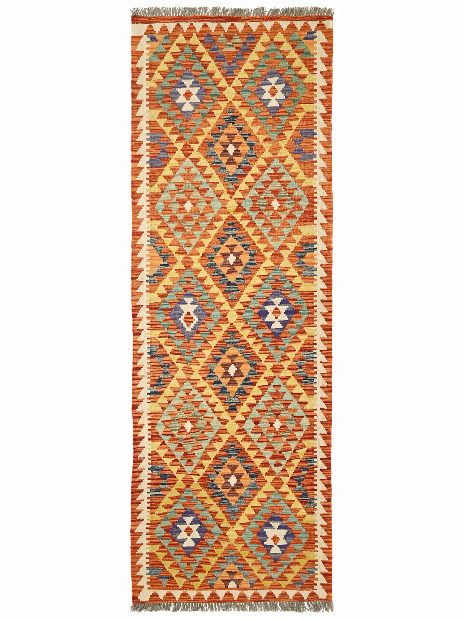 Kelim Afghan Old style Matta 85x253