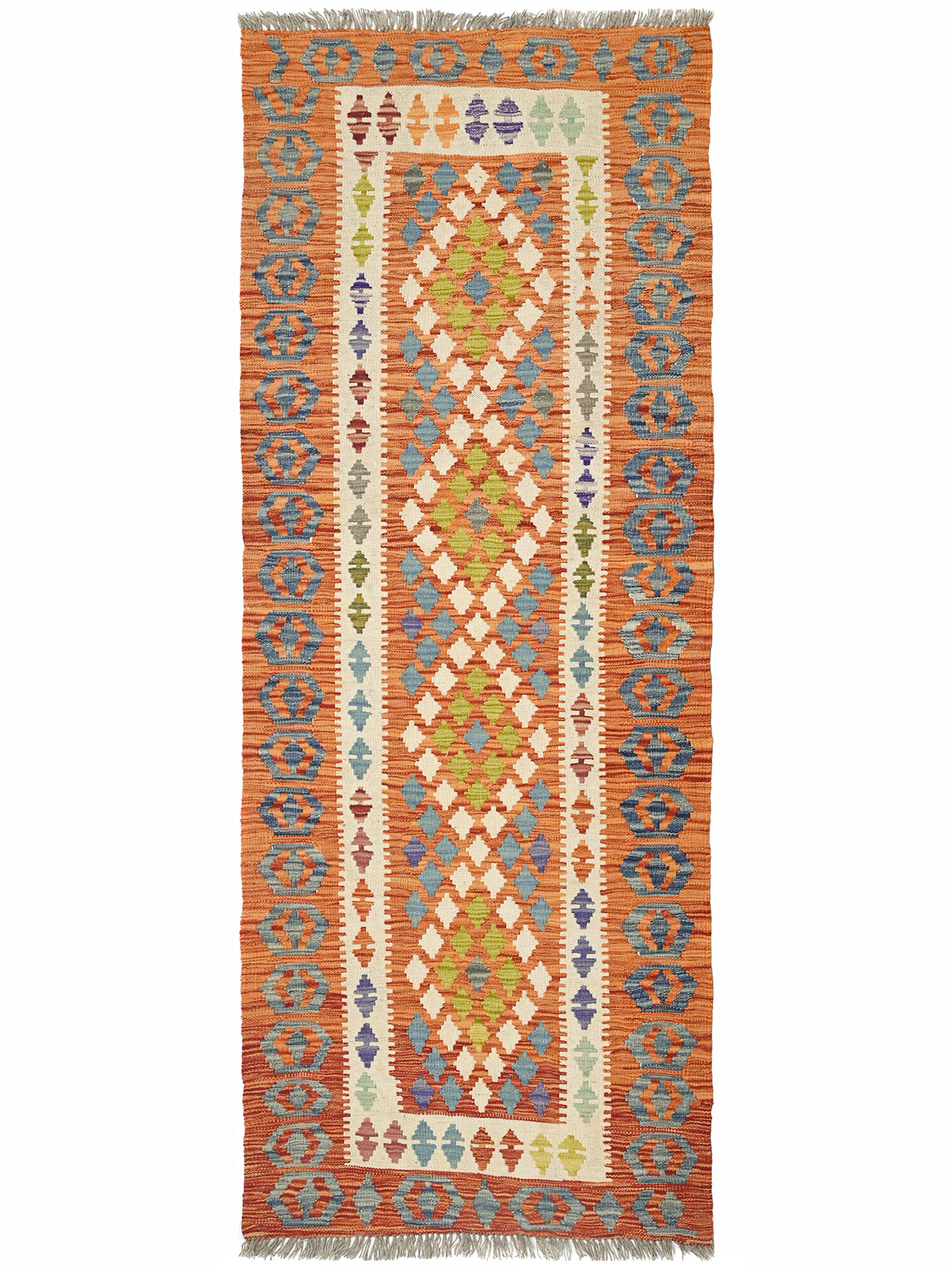 Kelim Afghan Old style Matta 89x234