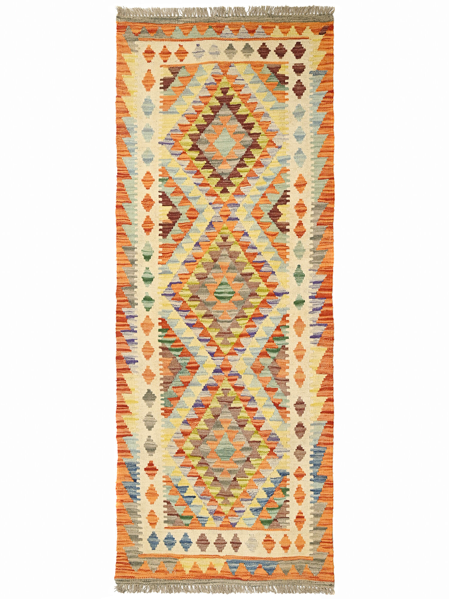 Kelim Afghan Old style Matta 77x206