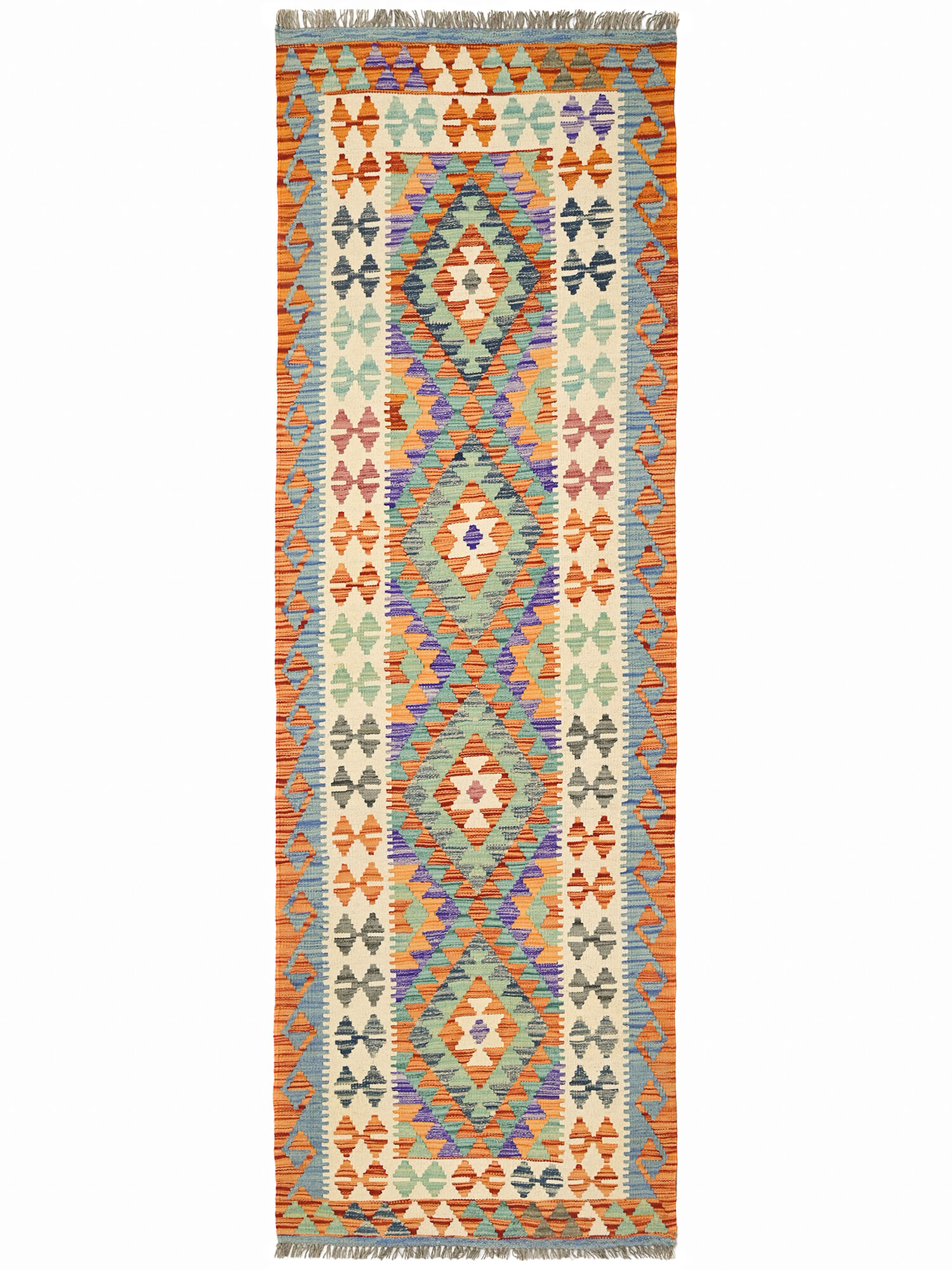 Kelim Afghan Old style Matta 84x258