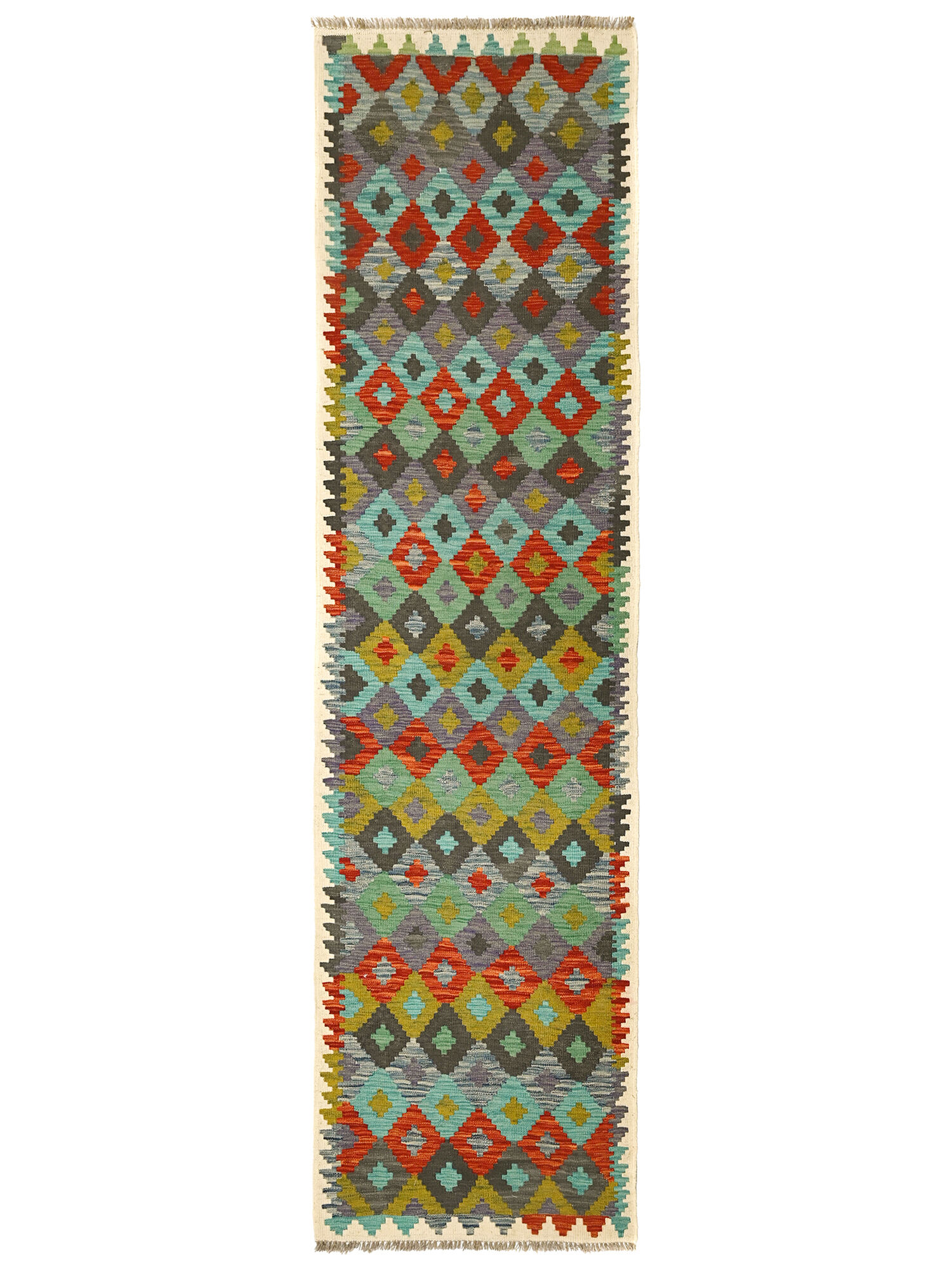Kelim Afghan Old style Matta 80x300
