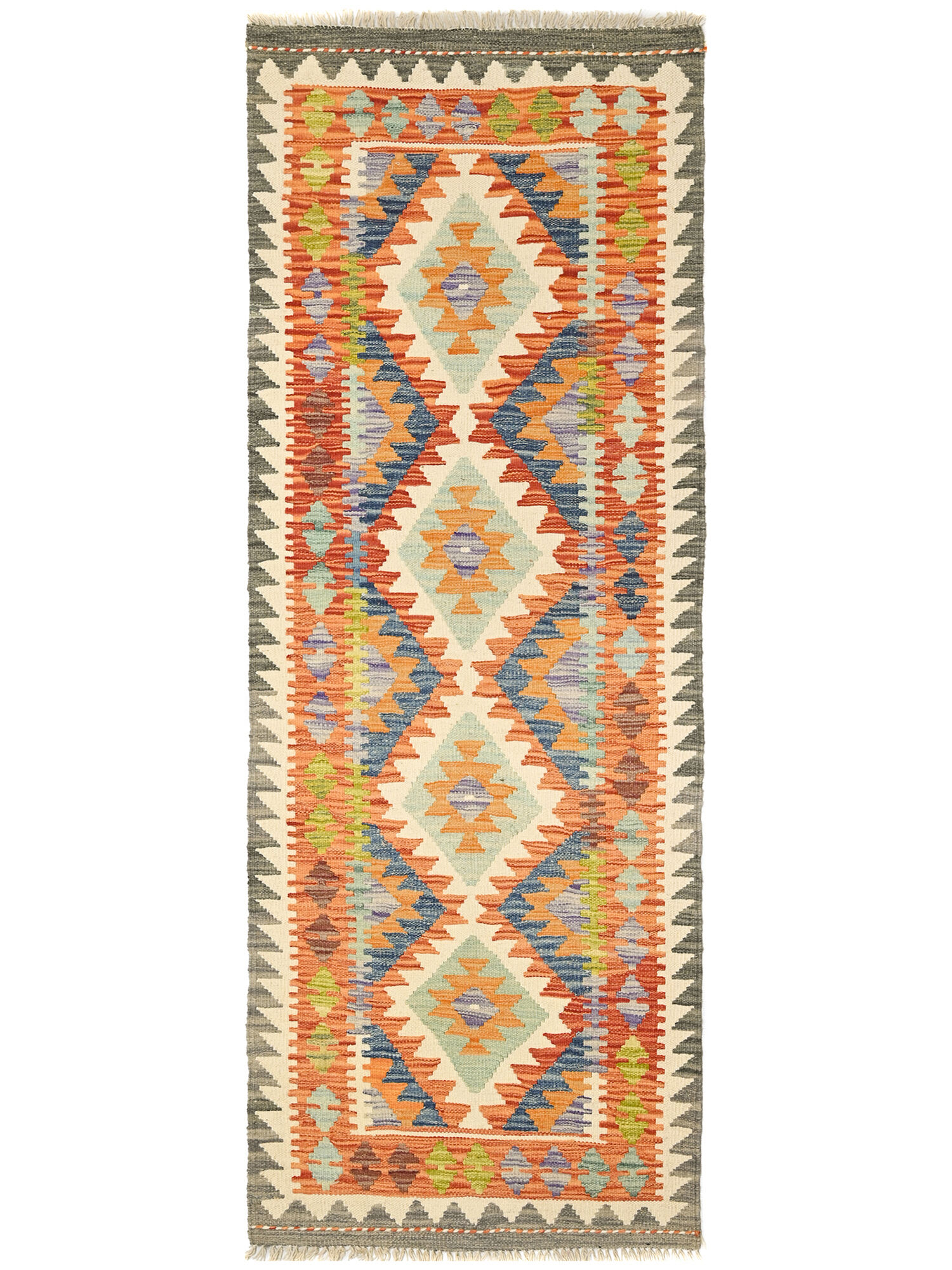 Kelim Afghan Old style Matta 69x187
