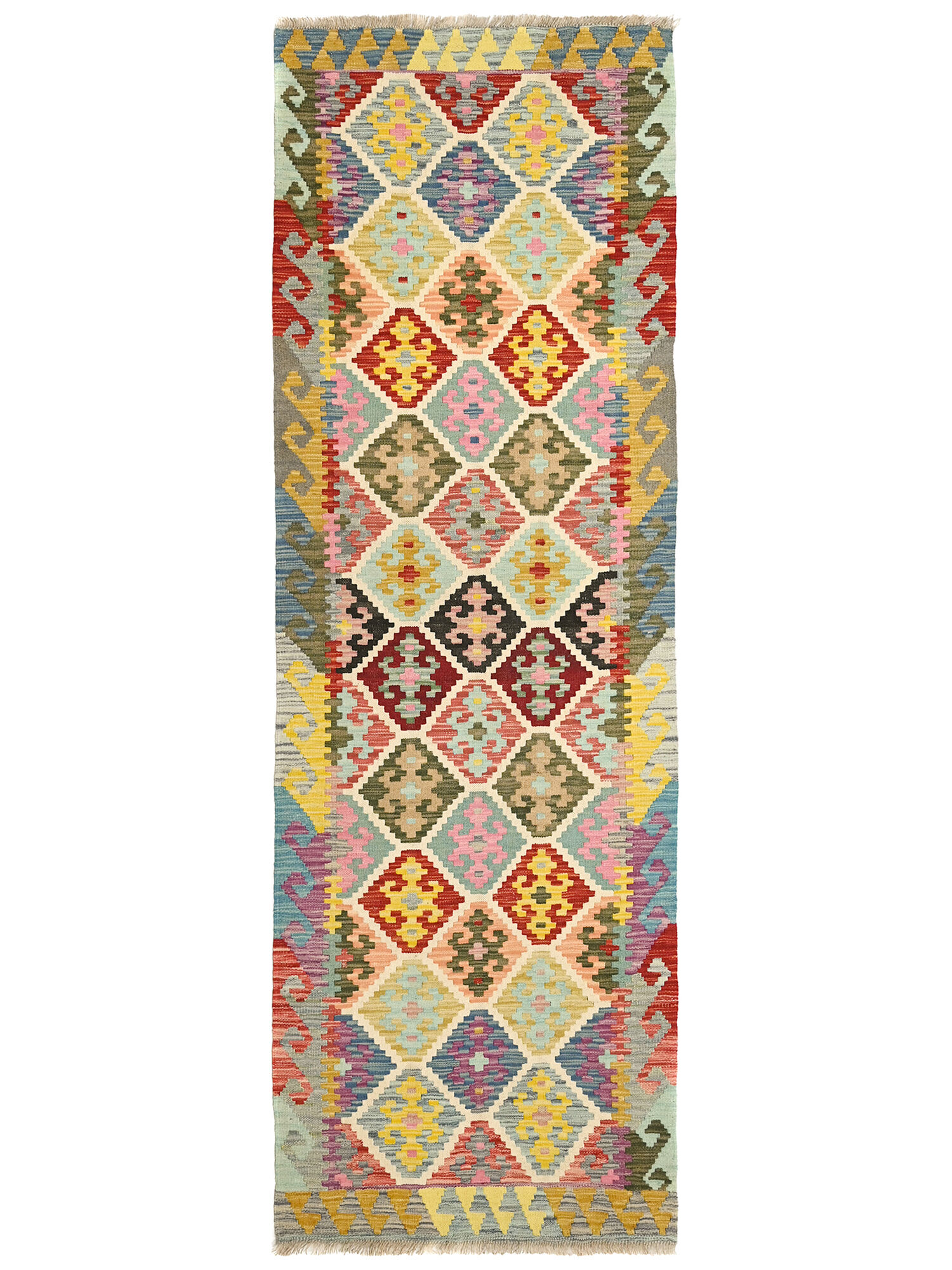 Kelim Afghan Old style Matta 82x249