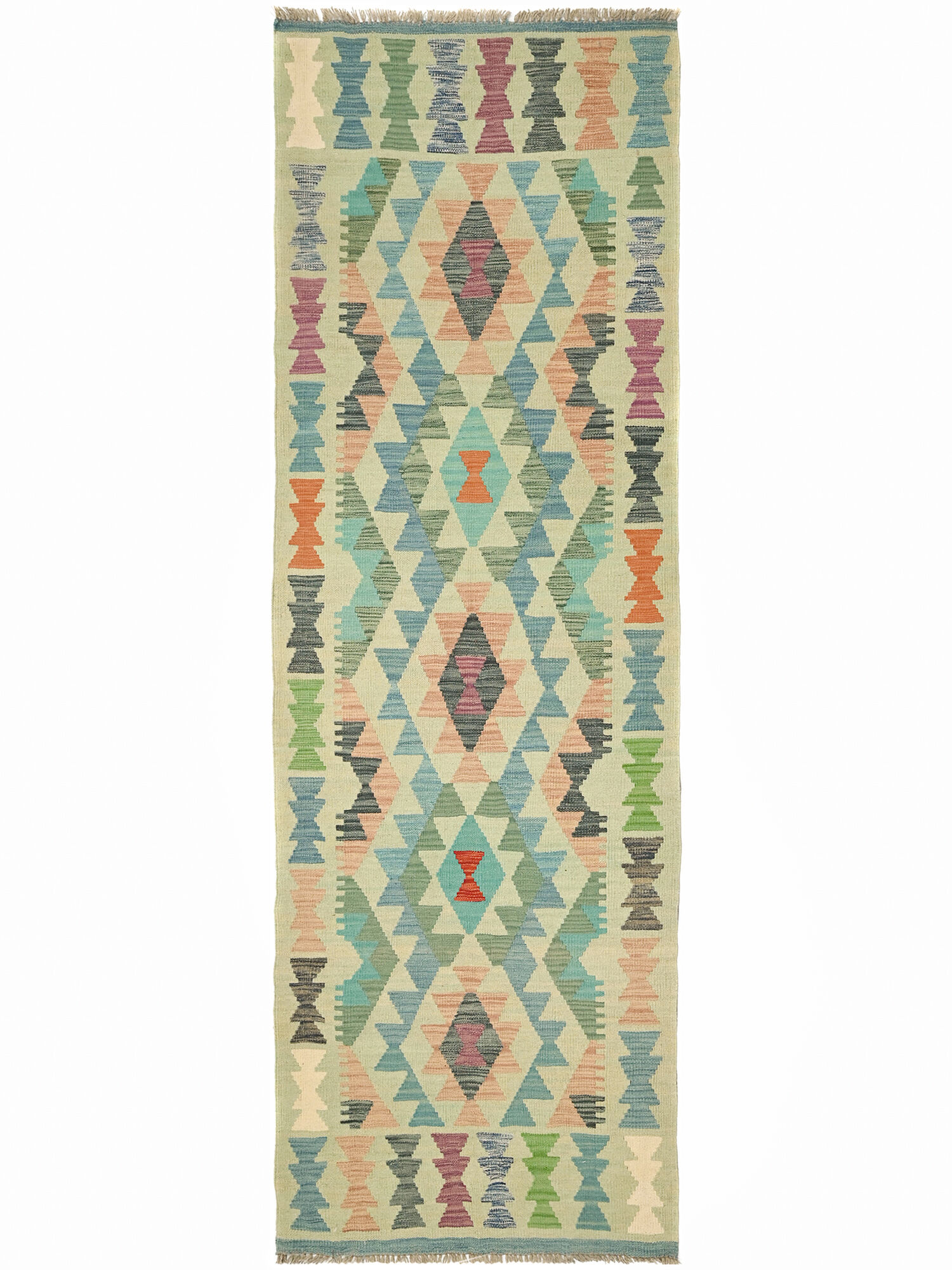 Kelim Afghan Old style Matta 91x278