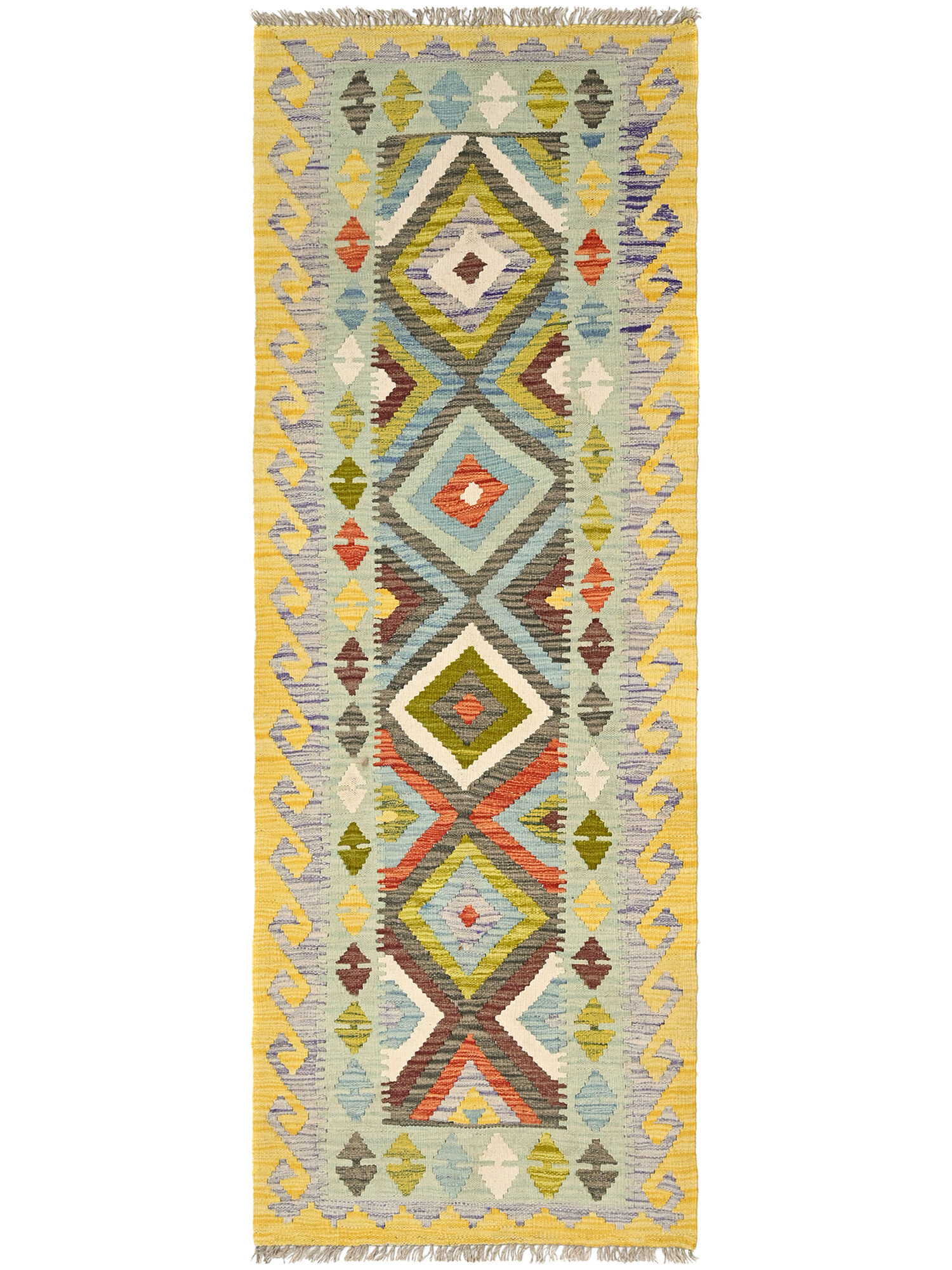 Kelim Afghan Old style Matta 75x209