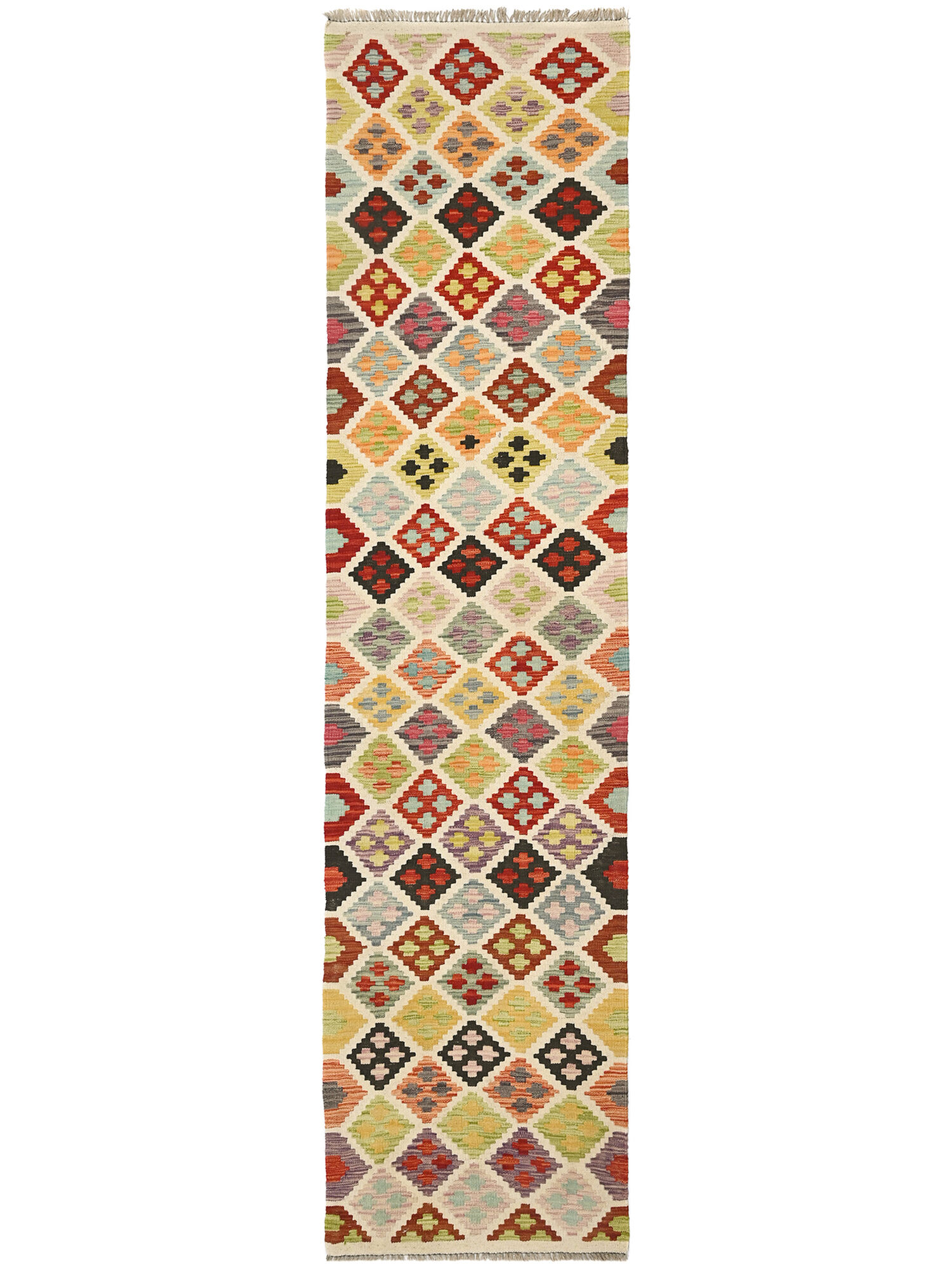Kelim Afghan Old style Matta 74x300