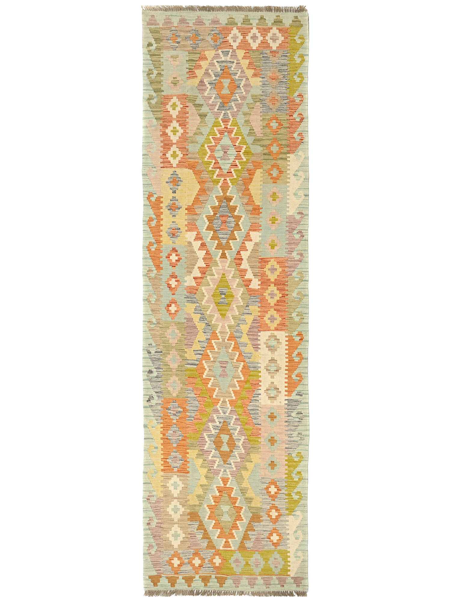 Kelim Afghan Old style Matta 86x302