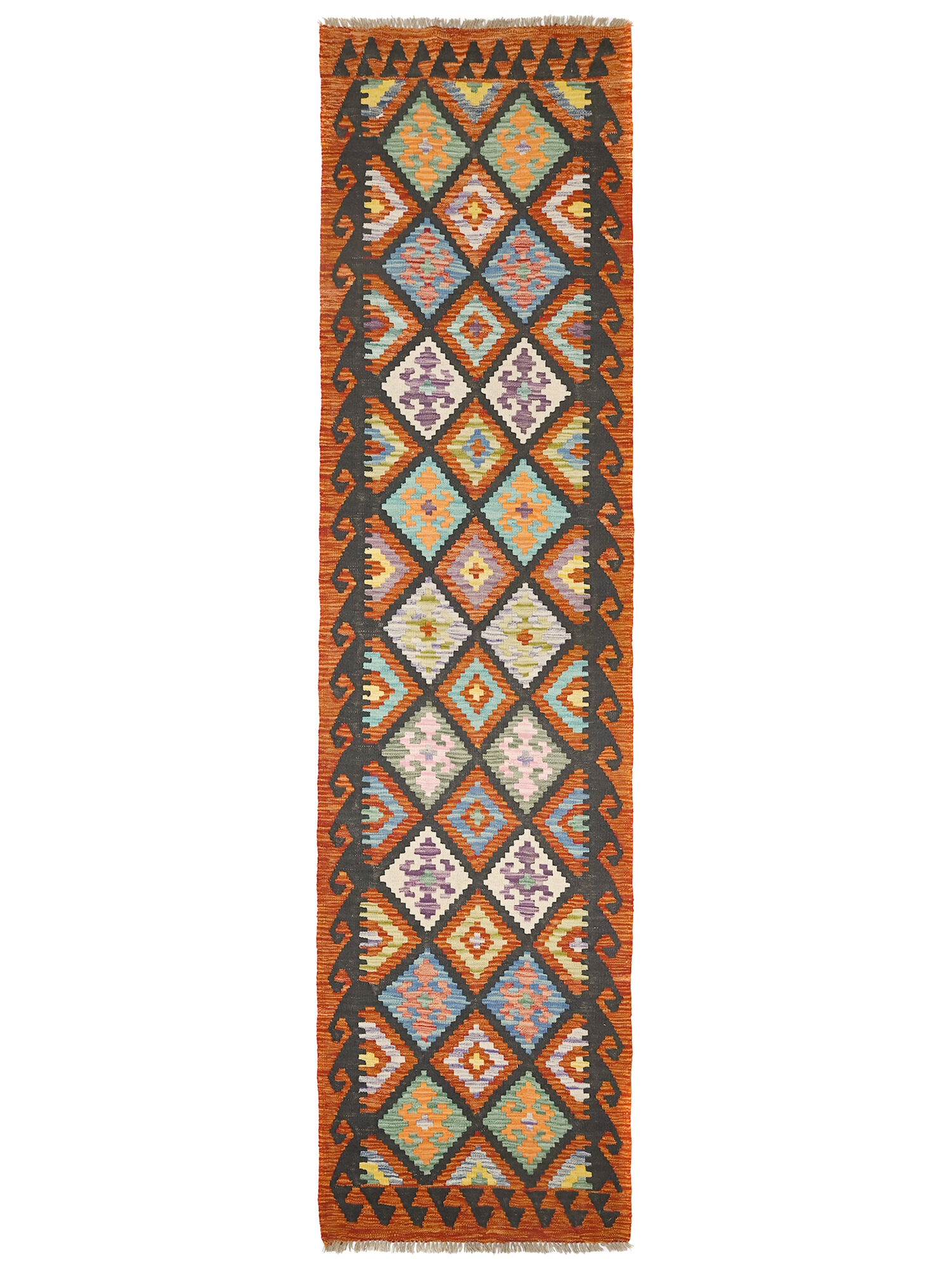 Kelim Afghan Old style Matta 78x302
