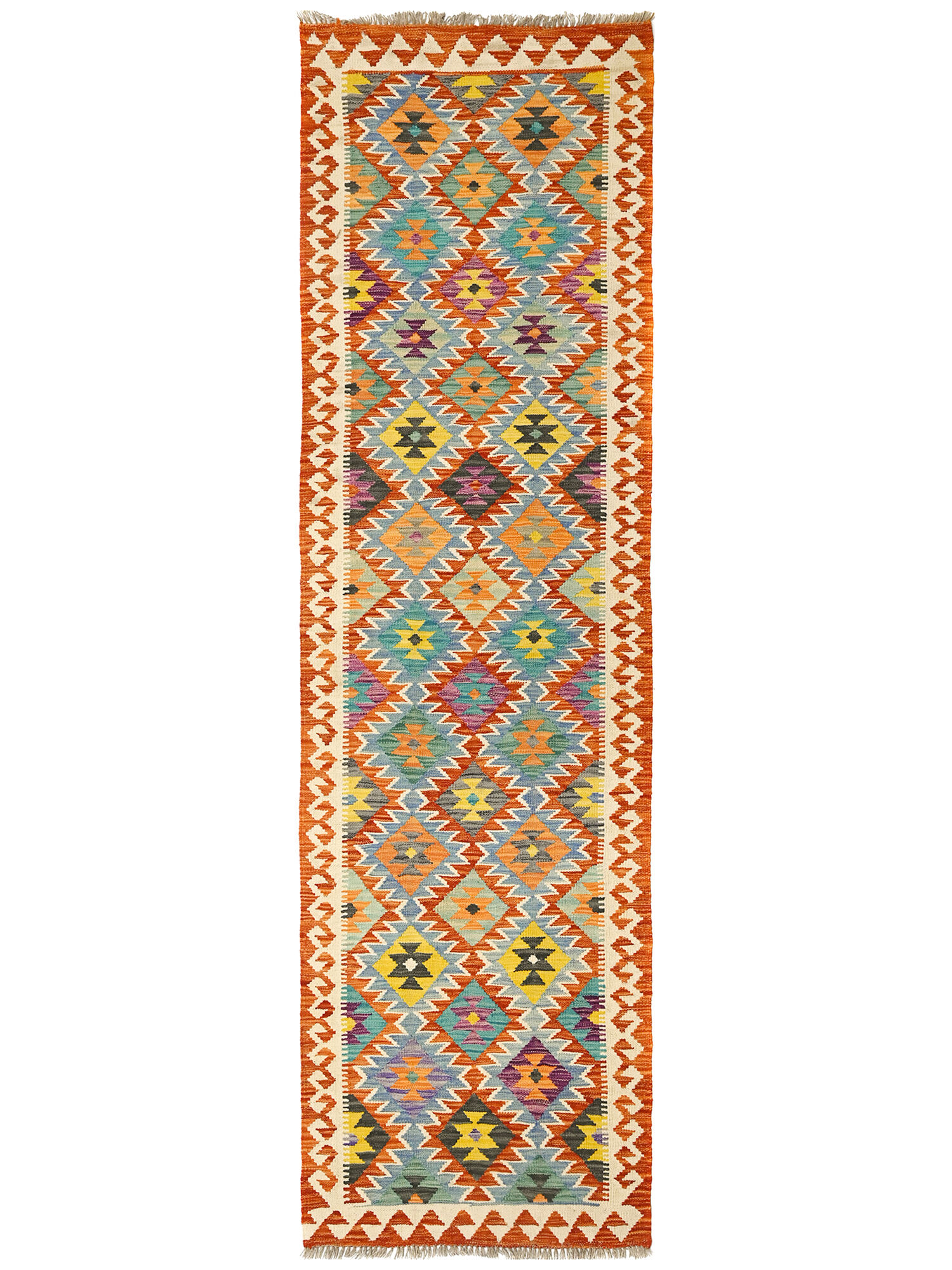Kelim Afghan Old style Matta 84x293