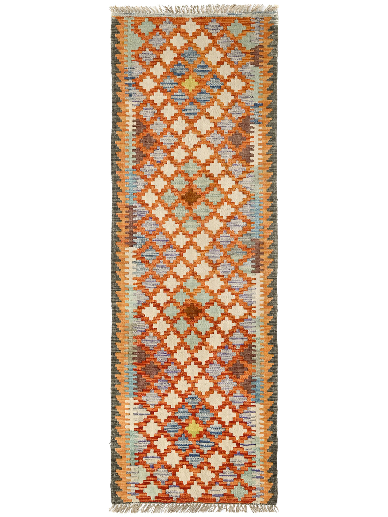 Kelim Afghan Old style Matta 69x208