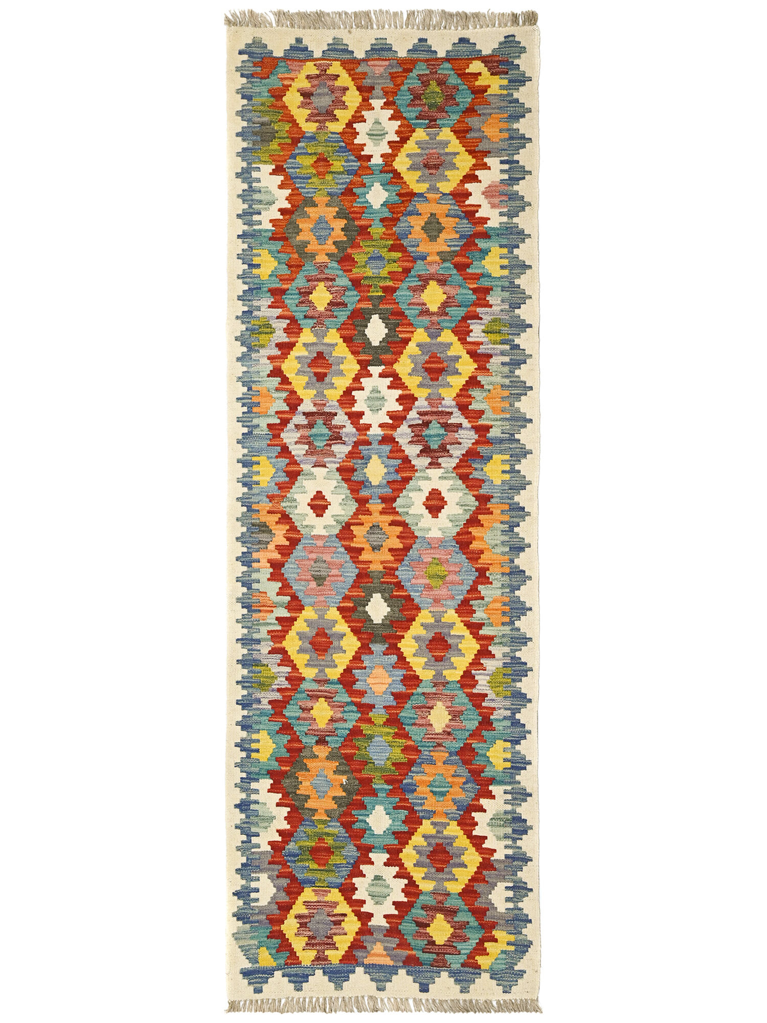 Kelim Afghan Old style Matta 65x205