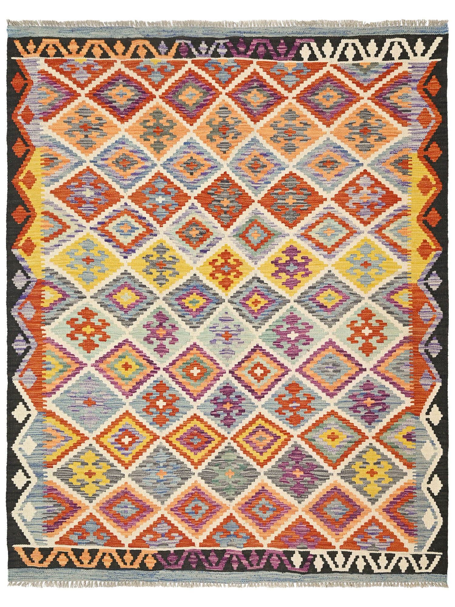 Kelim Afghan Old style Matta 156x200
