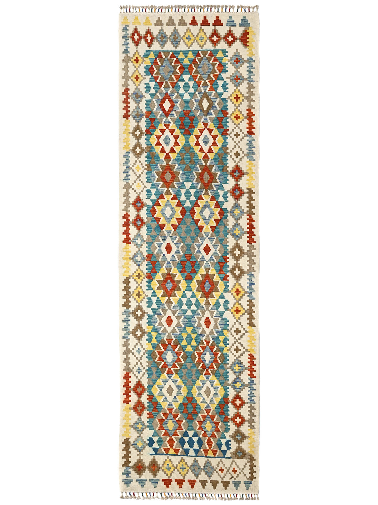 Kelim Afghan Old style Matta 85x295
