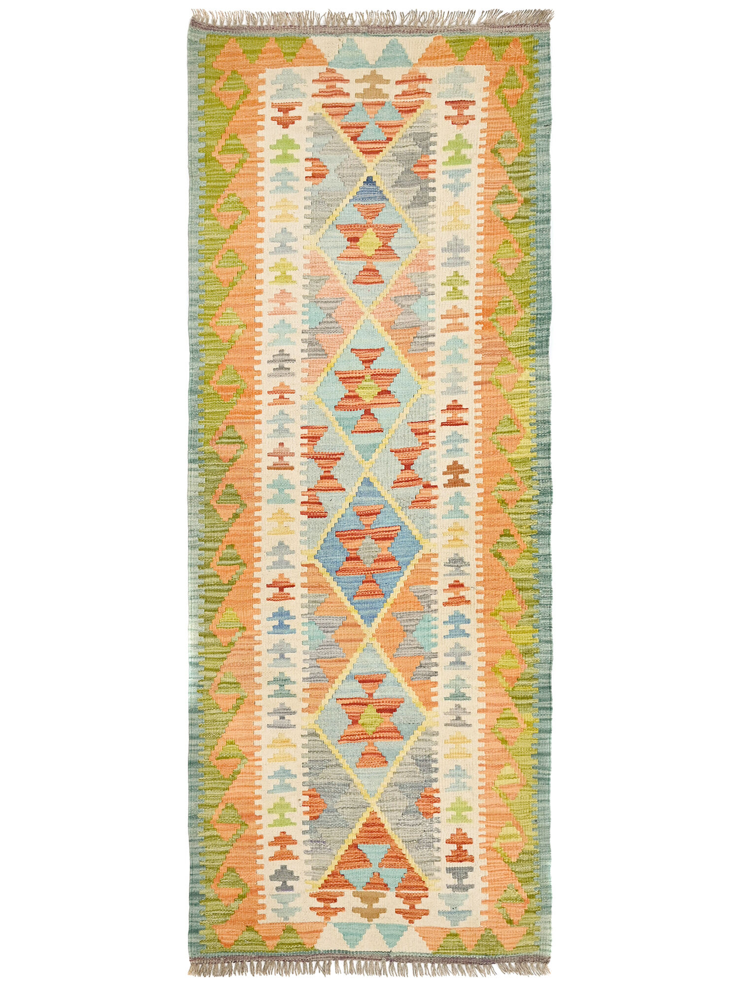 Kelim Afghan Old style Matta 79x204