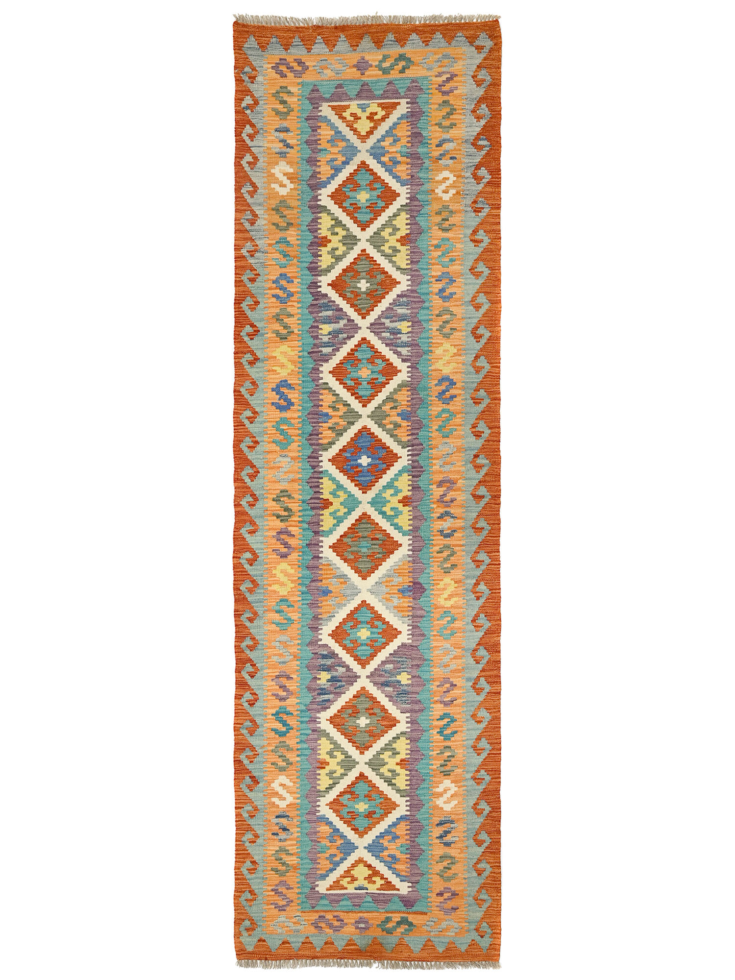 Kelim Afghan Old style Matta 84x297