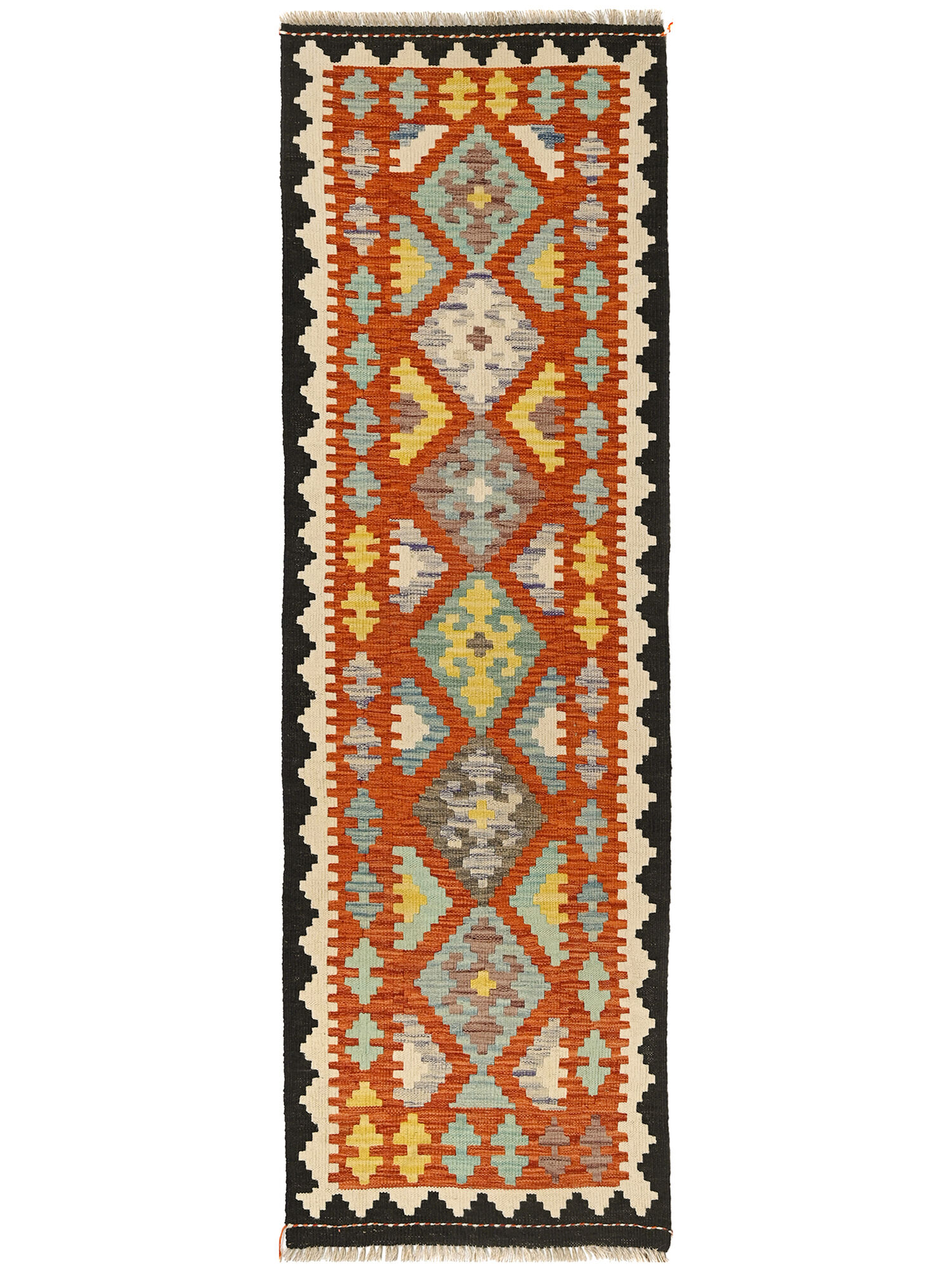 Kelim Afghan Old style Matta 63x201