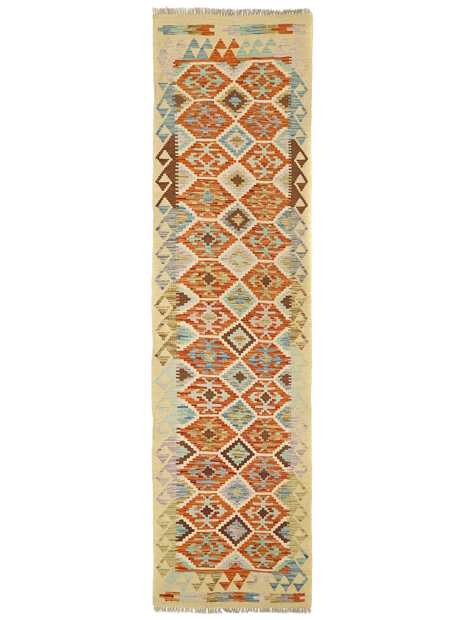Kelim Afghan Old style Matta 79x296