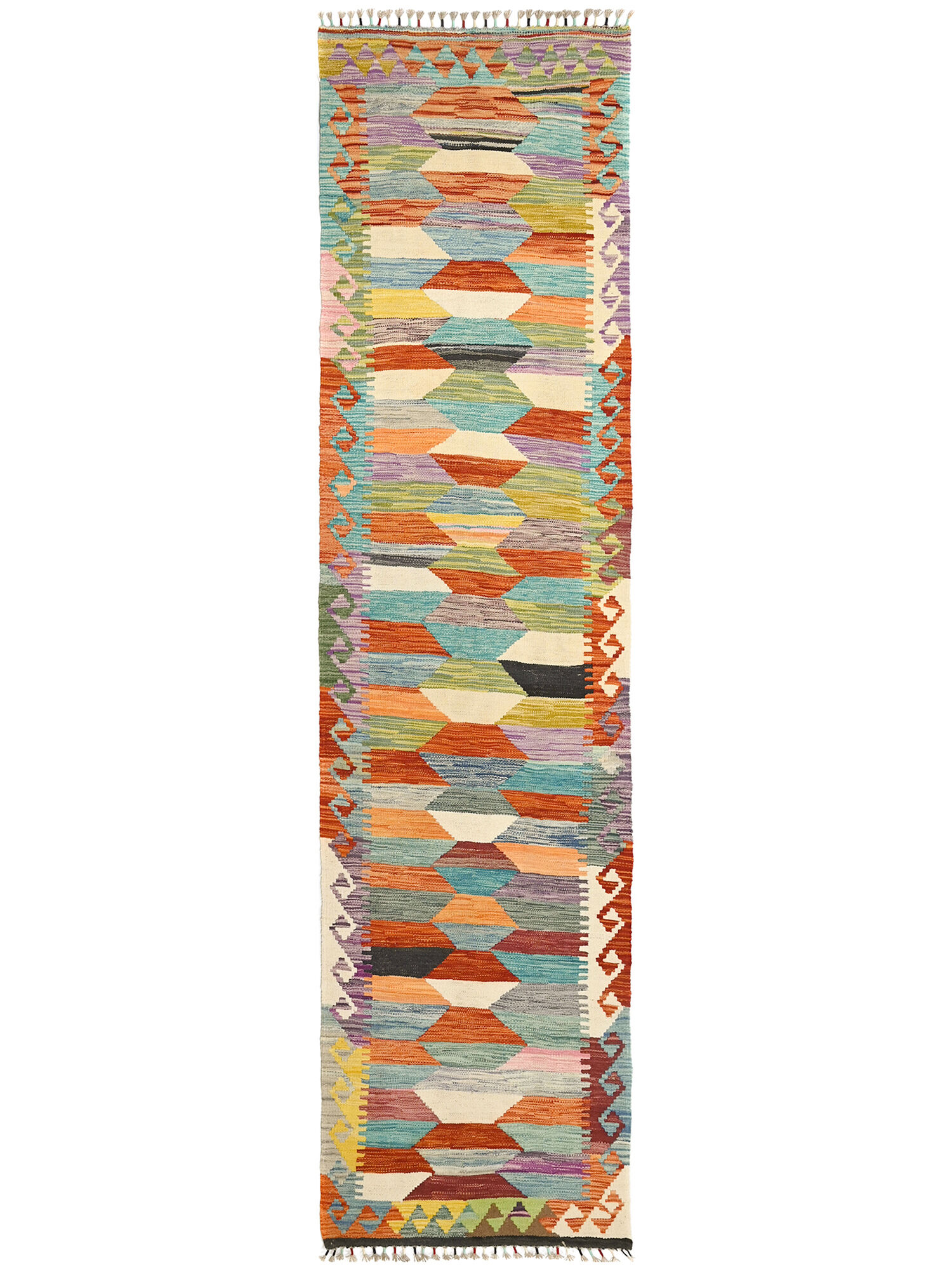Kelim Afghan Old style Matta 76x299