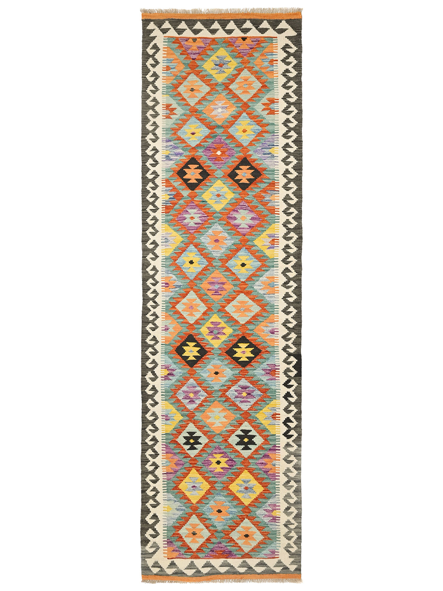 Kelim Afghan Old style Matta 82x290