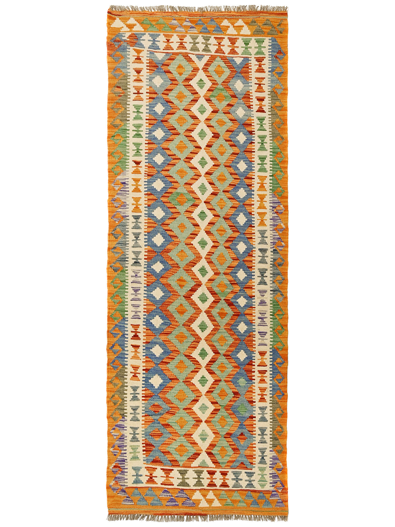 Kelim Afghan Old style Matta 86x242