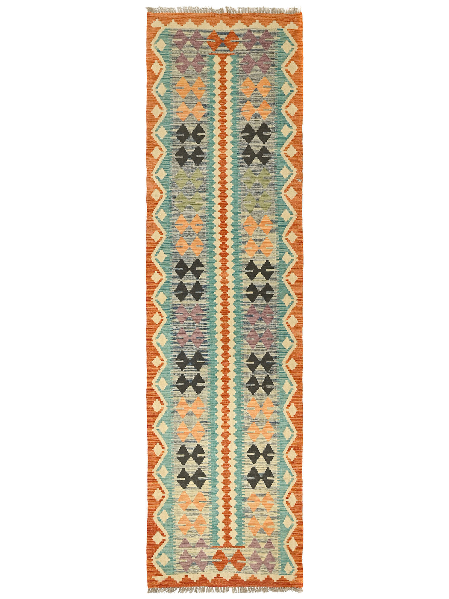 Kelim Afghan Old style Matta 80x296