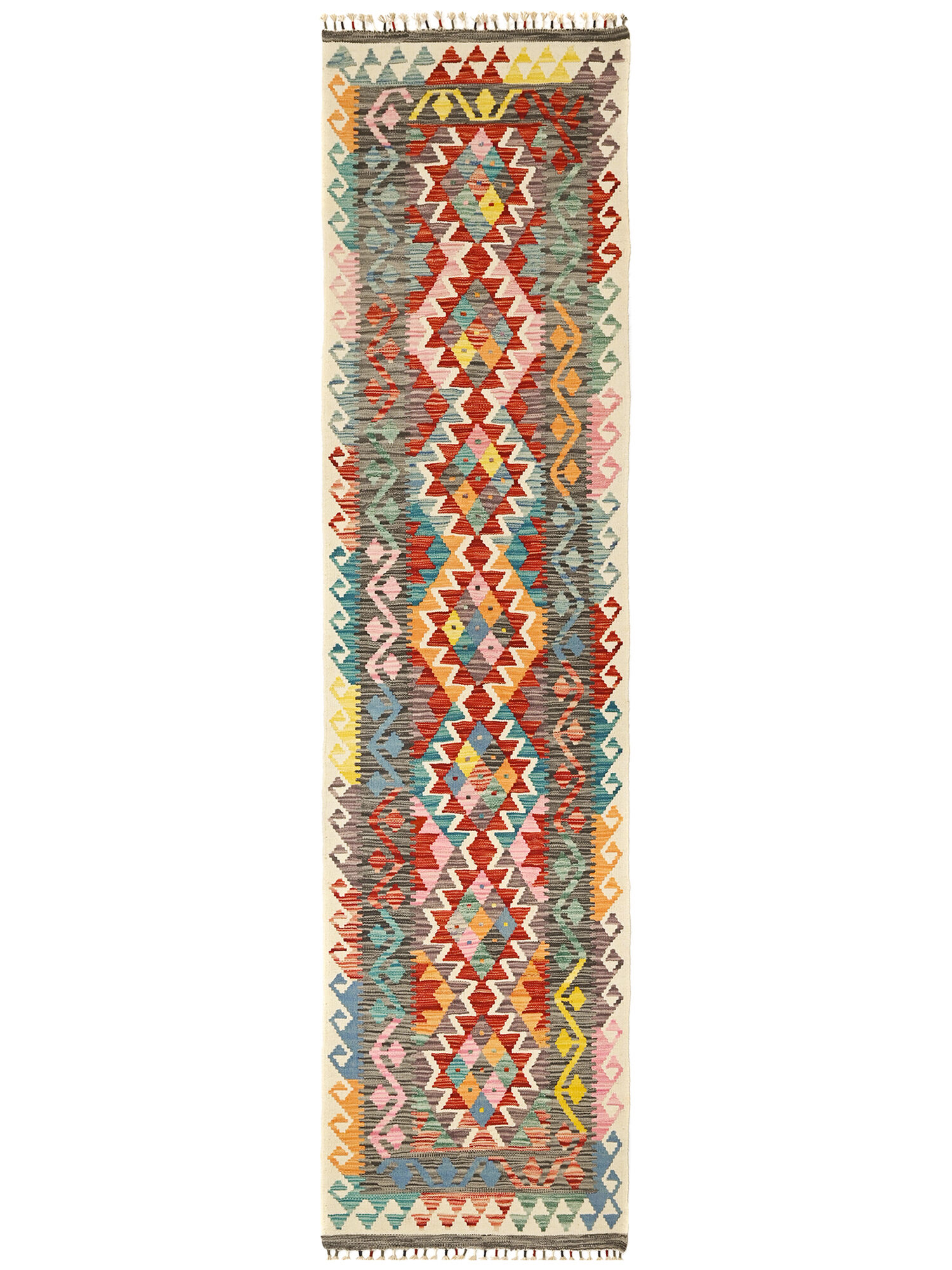 Kelim Afghan Old style Matta 76x303