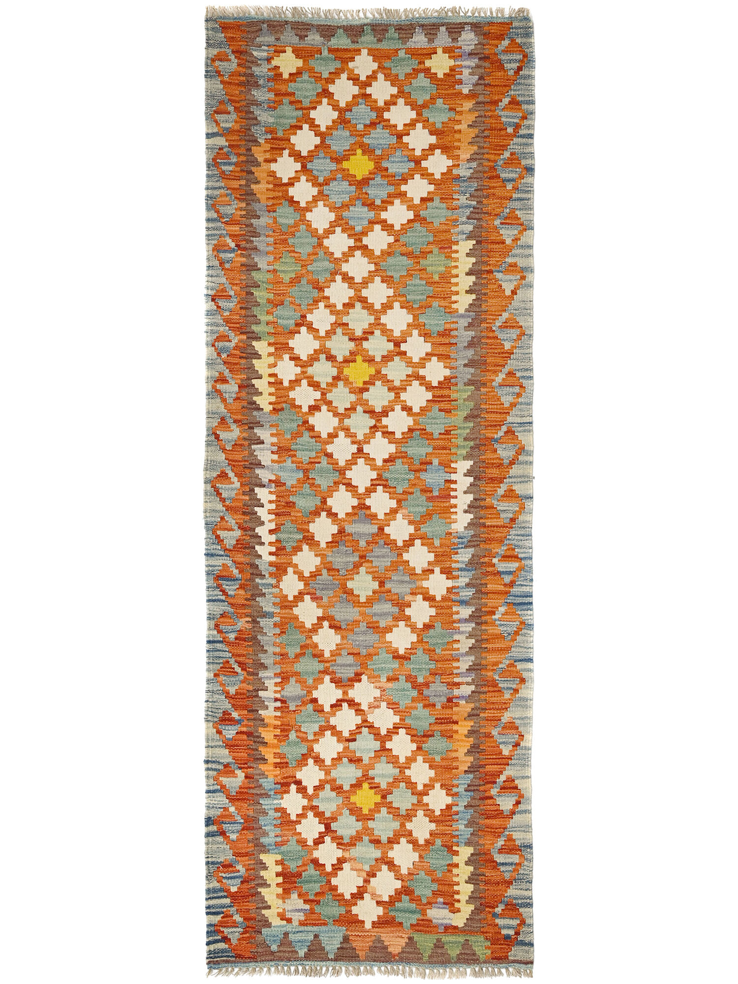 Kelim Afghan Old style Matta 70x204
