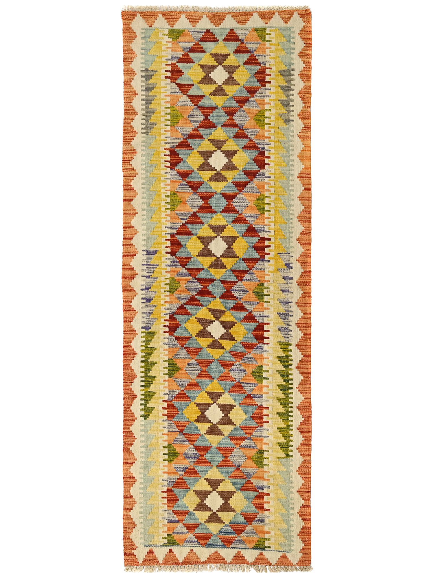 Kelim Afghan Old style Matta 67x199