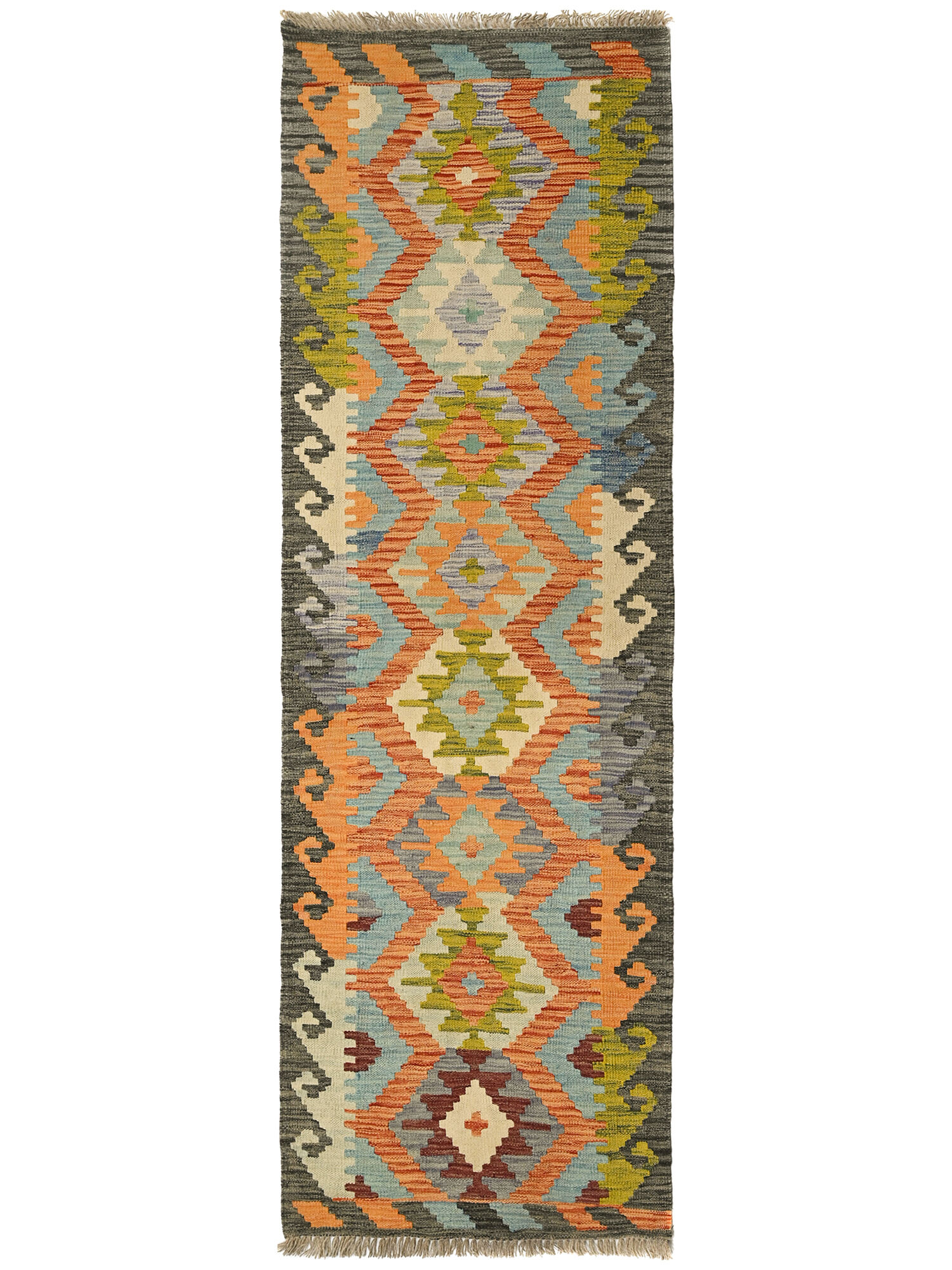 Kelim Afghan Old style Matta 75x236