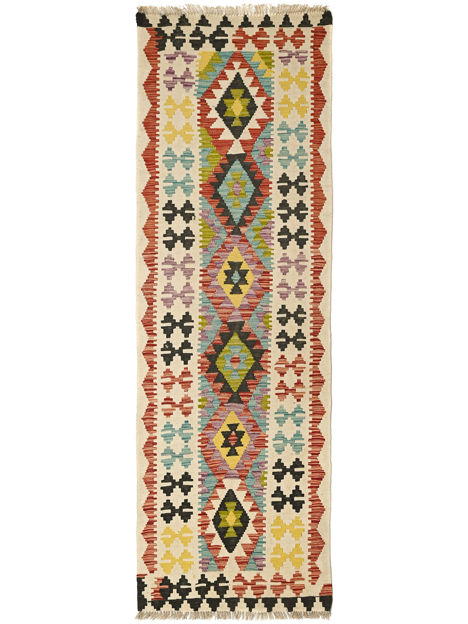 Kelim Afghan Old style Matta 80x248