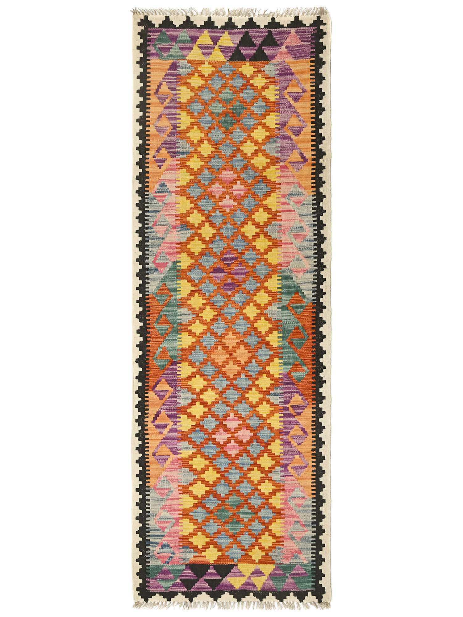 Kelim Afghan Old style Matta 68x202