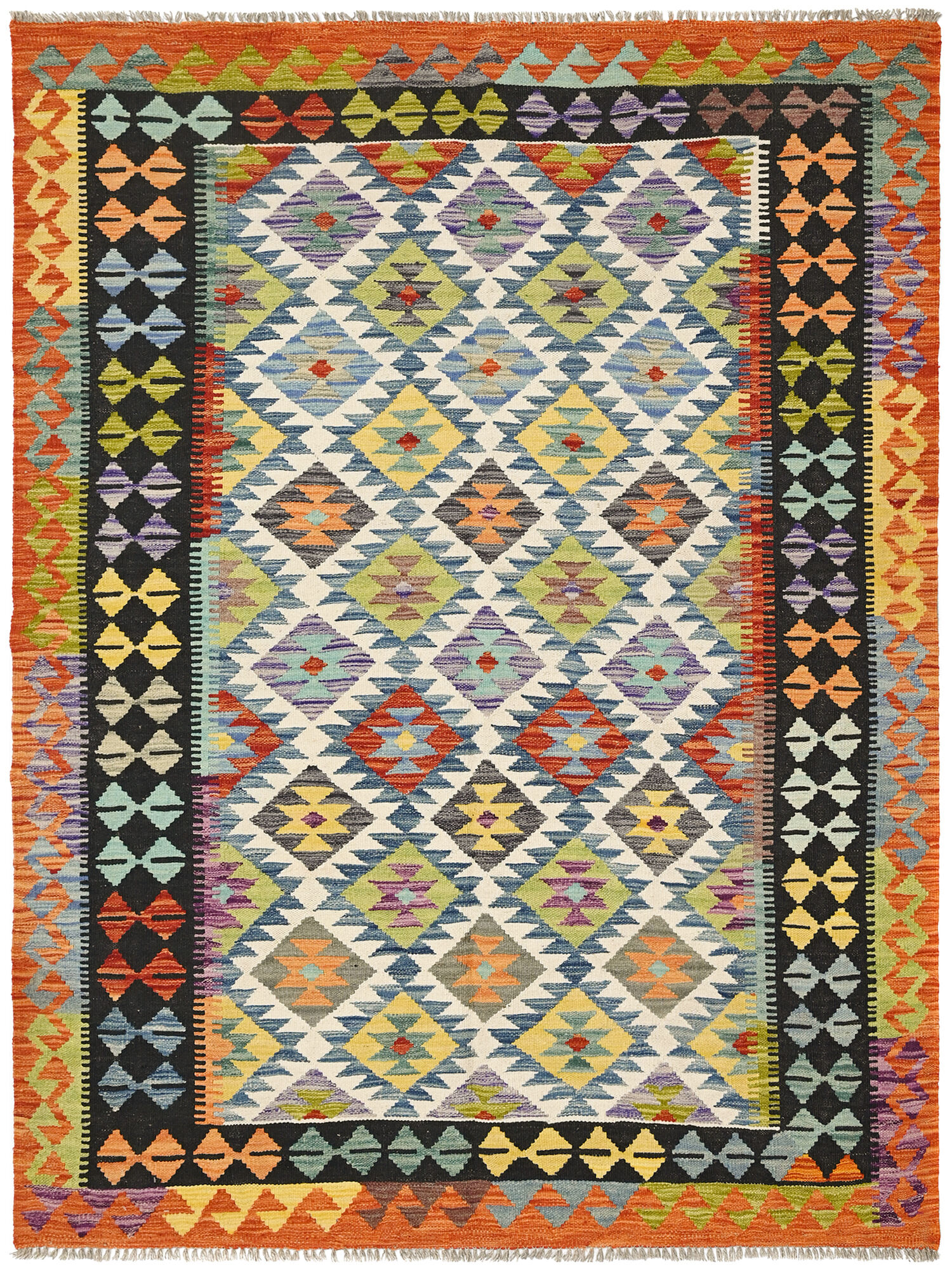 Kelim Afghan Old style Matta 149x200