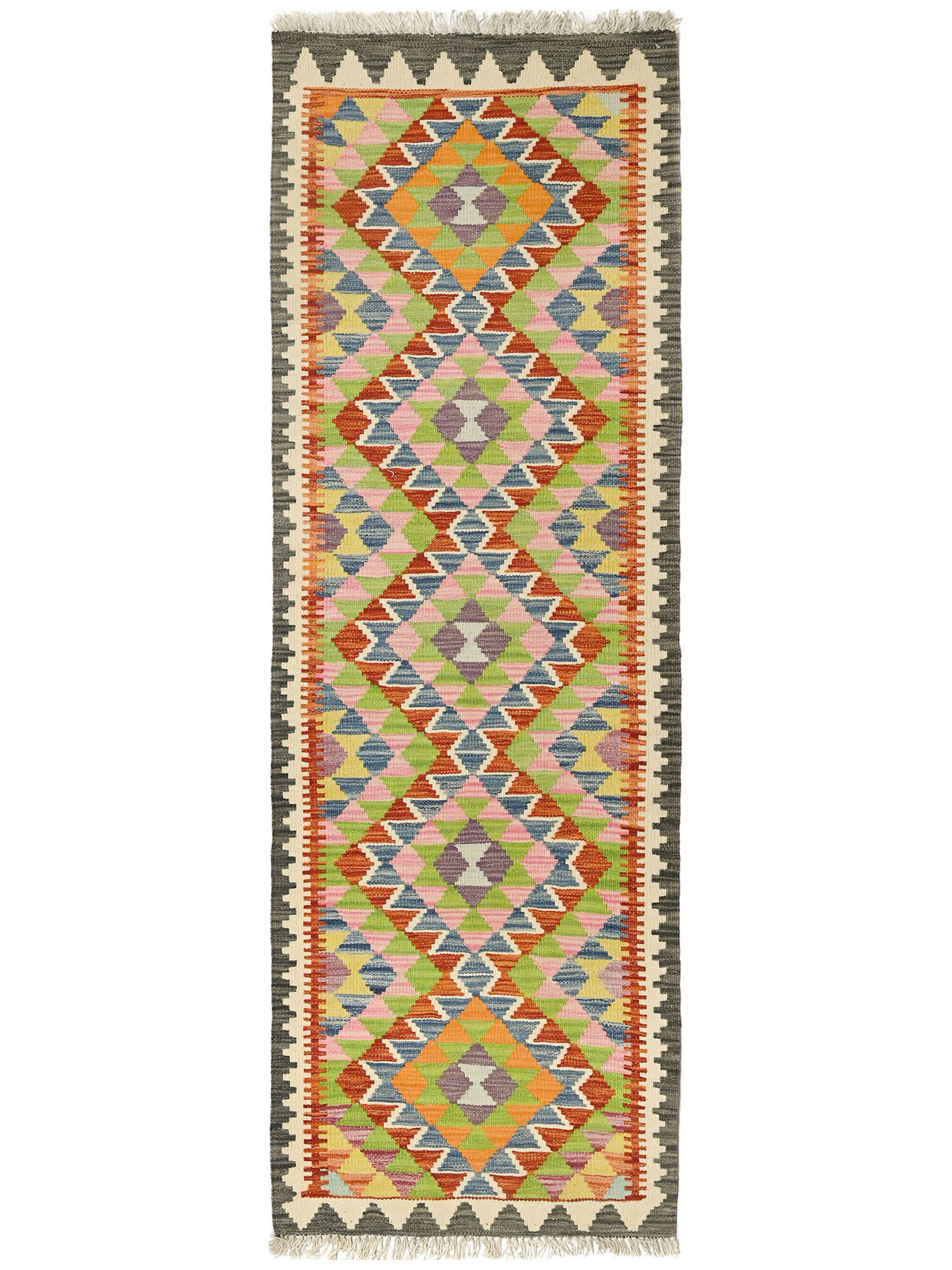 Kelim Afghan Old style Matta 62x187