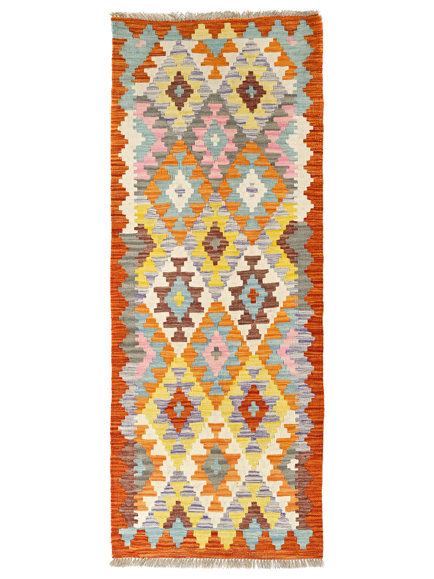 Kelim Afghan Old style Matta 74x192