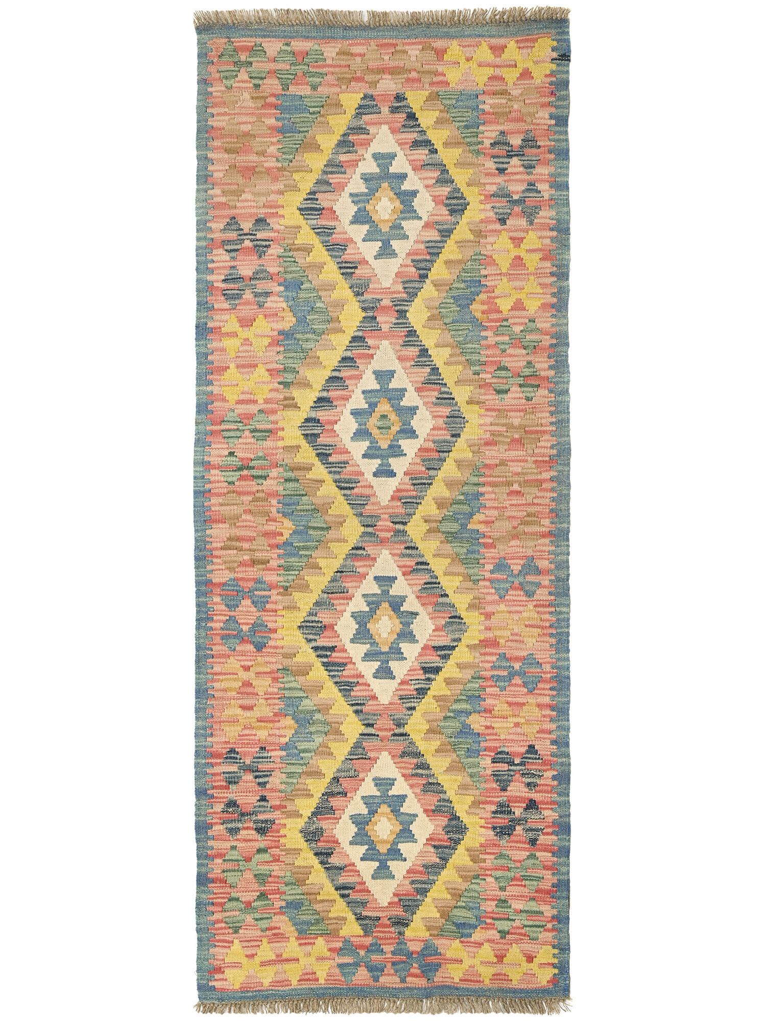Kelim Afghan Old style Matta 74x197