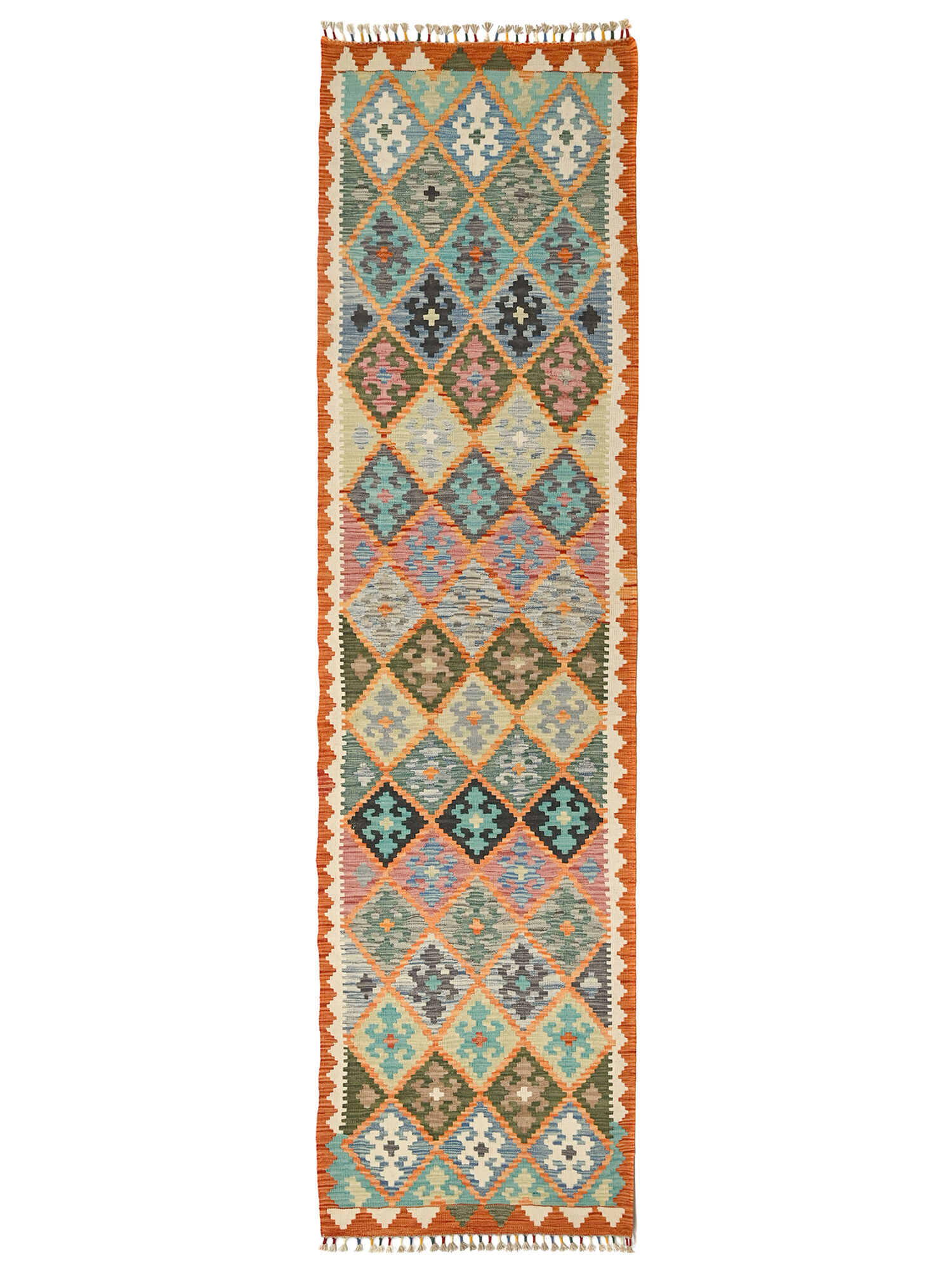 Kelim Afghan Old style Matta 79x300