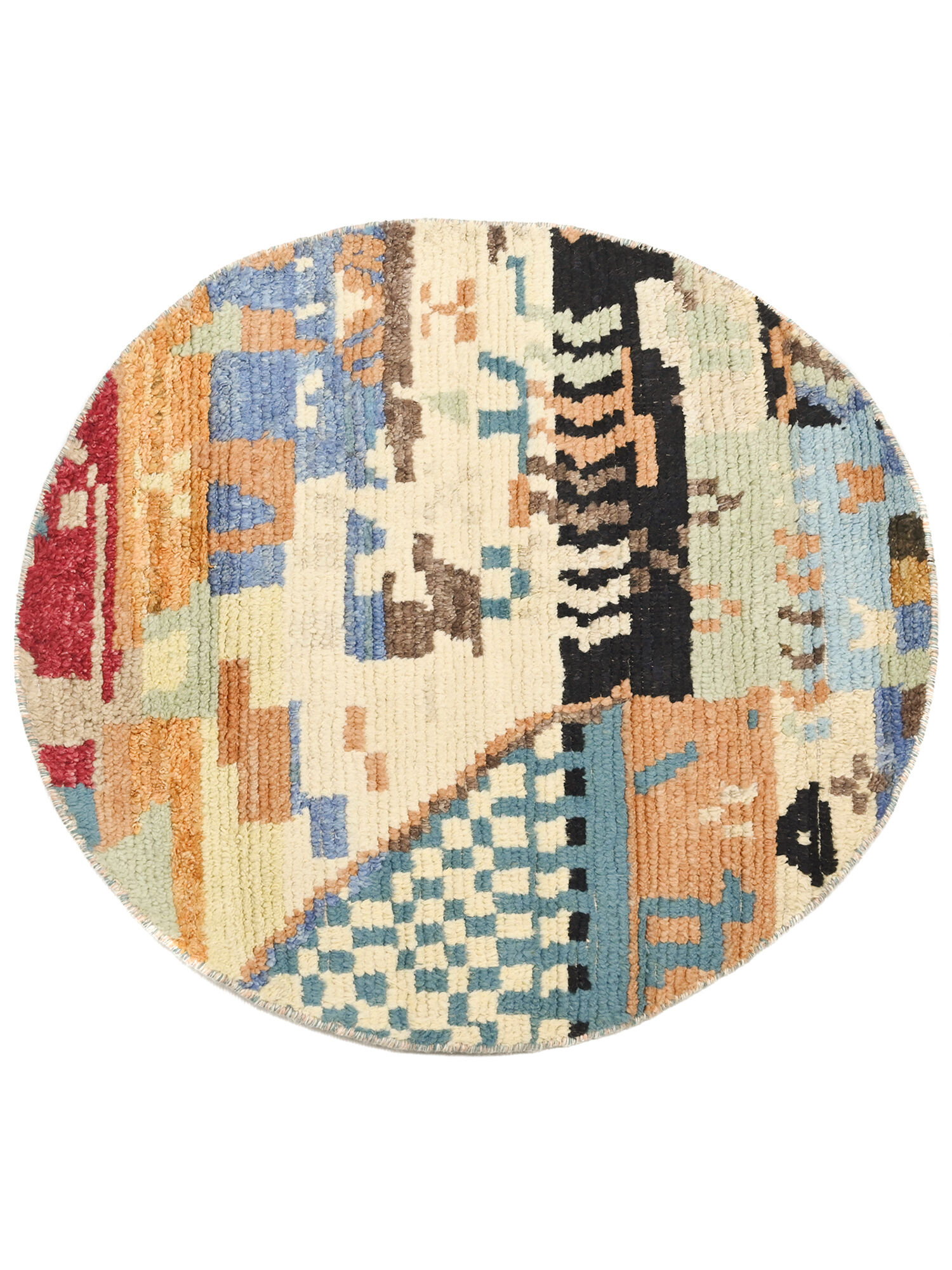 Berber Colourful Matta Ø 102