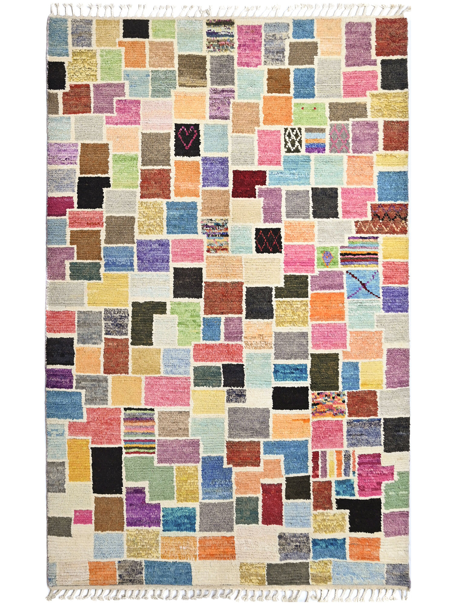 Berber Colourful Matta 186x287