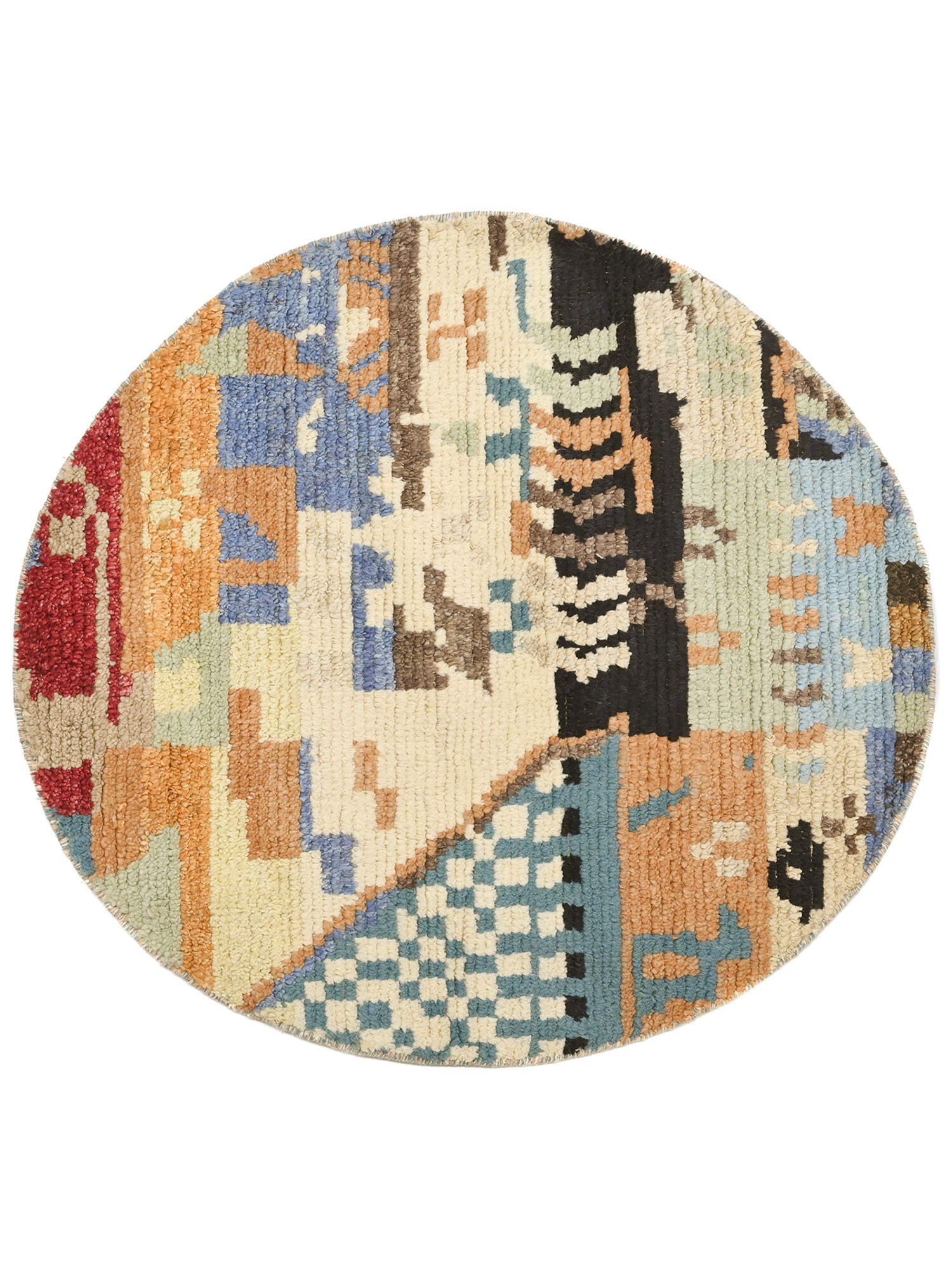 Berber Colourful Matta Ø 102