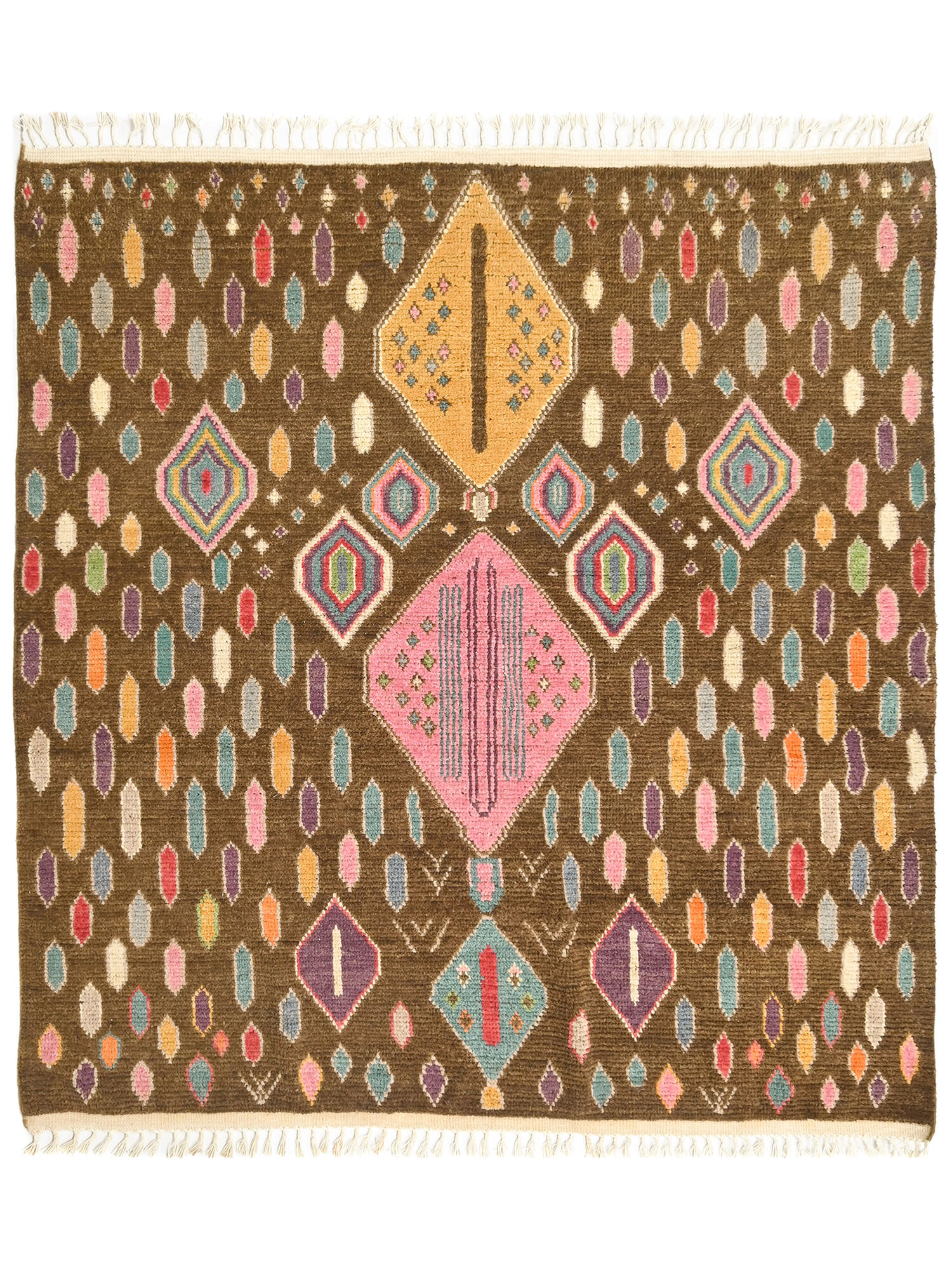 Berber Colourful Matta 204x208