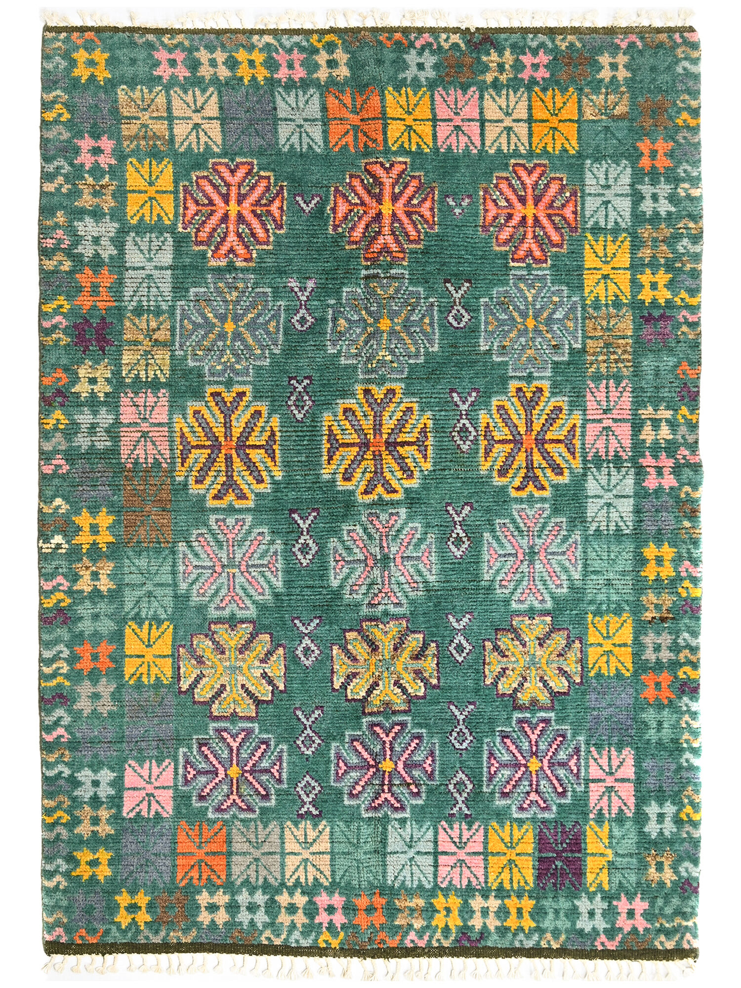 Berber Colourful Matta 158x228
